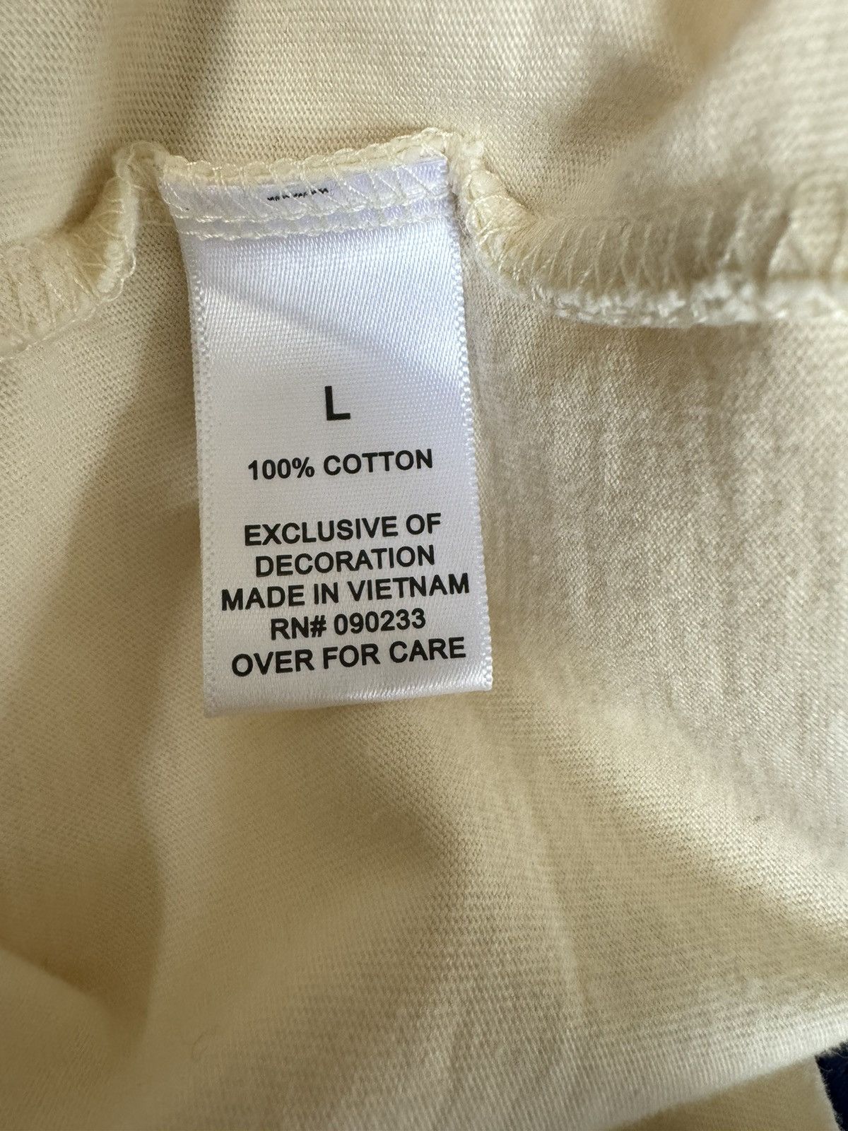 Essentials × Fear of God Fear of god essentials t shirt cream Size US L / EU 52-54 / 3 - 5 Thumbnail