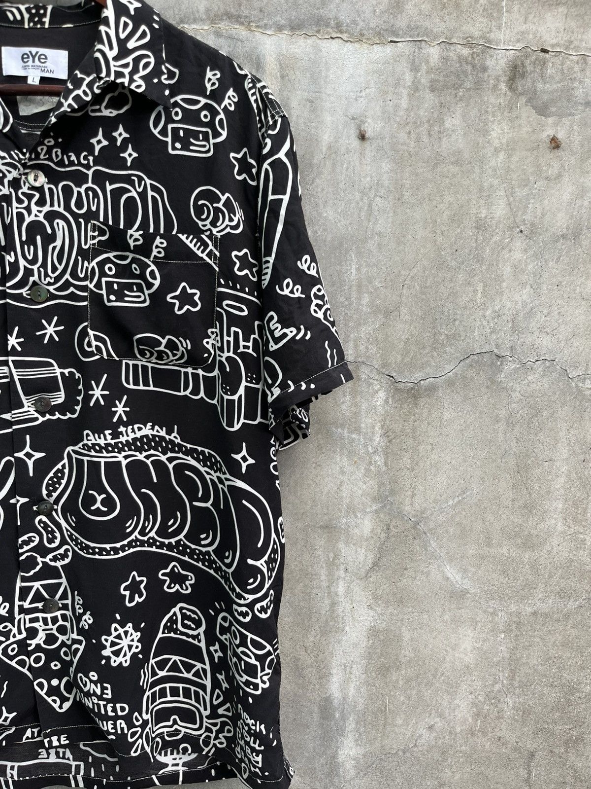 Junya Watanabe SS18 Doodle Art Shirt Size US L / EU 52-54 / 3 - 3 Thumbnail