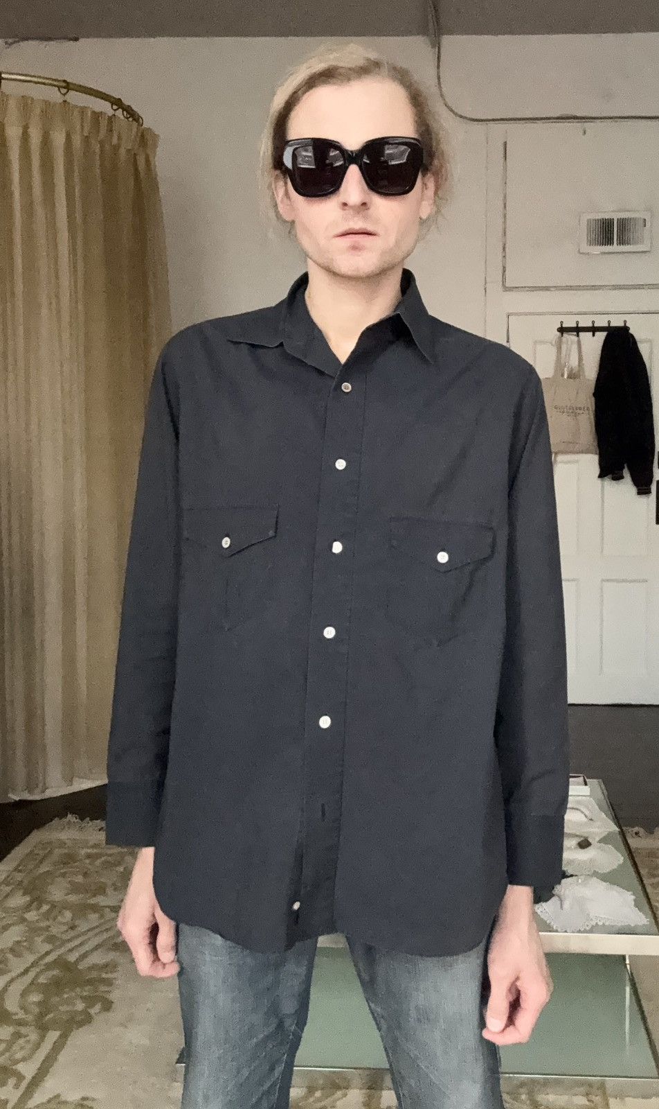 Other Alexander Van Slobbe Archive Garment Dyed Western Shirt Size US M / EU 48-50 / 2 - 3 Thumbnail