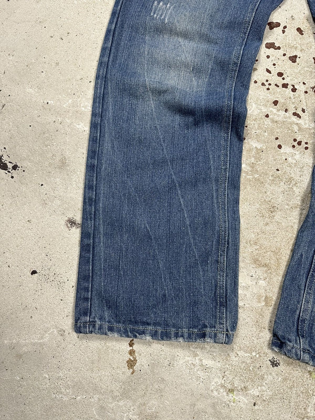 Japanese Brand × Vintage Vintage Y2K Japanese Reworked Baggy Denim Pants Jeans Size US 33 - 3 Thumbnail