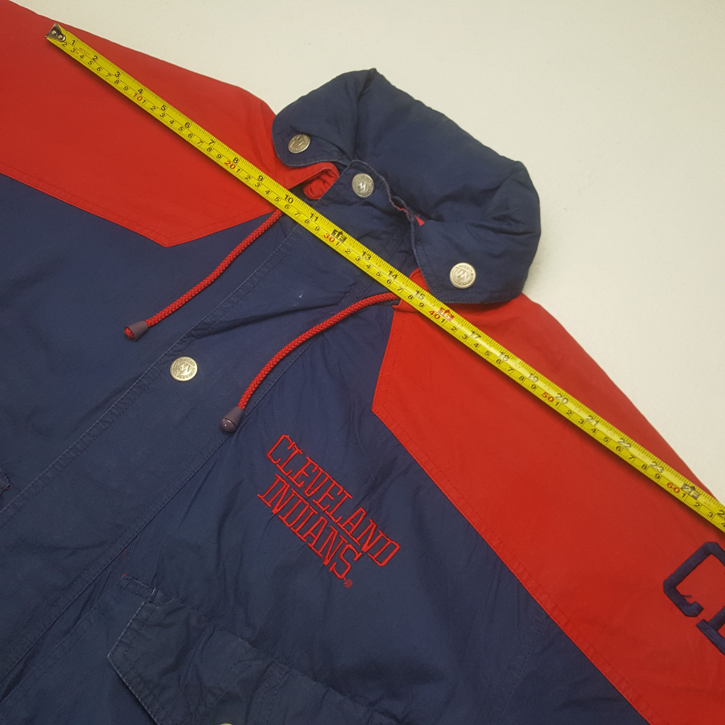 MLB Vintage Cleveland Indians Baseball Team Jacket C323N15 Size US XL / EU 56 / 4 - 6 Thumbnail