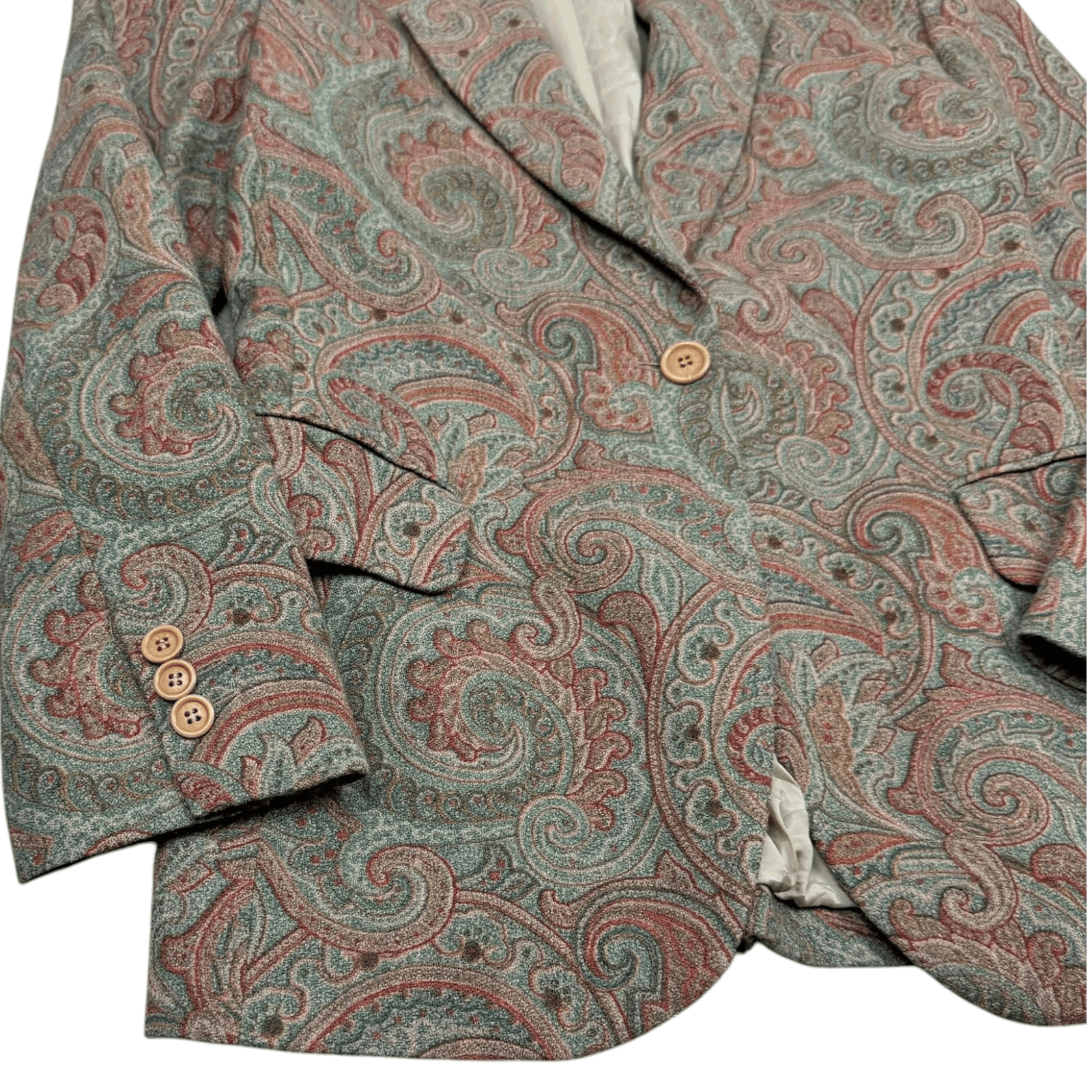 Etro ETRO Paisley Wool Blazer Jacket Women Vintage Luxury Size S / US 4 / IT 40 - 7 Thumbnail