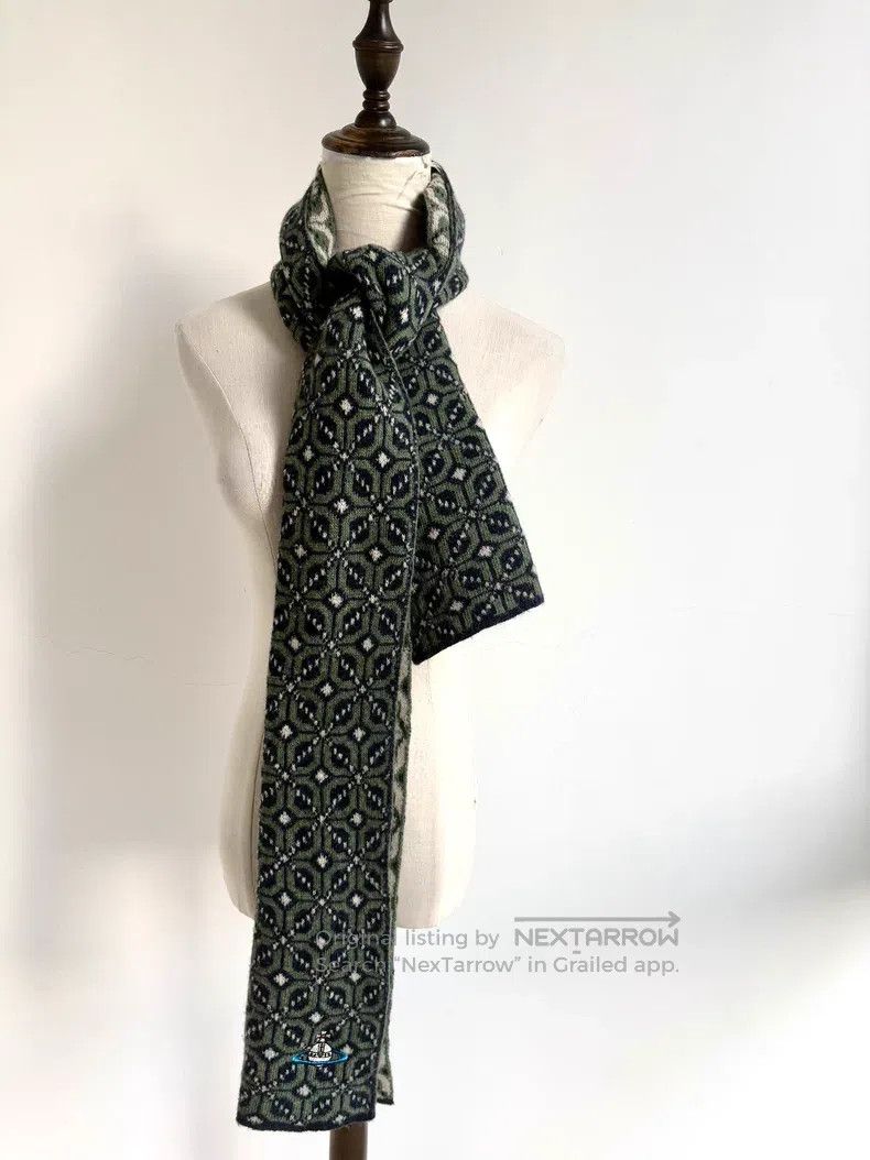 Vivienne Westwood Vivienne Westwood Vintage Green Double-Sided Diamond Patte Size ONE SIZE - 4 Thumbnail