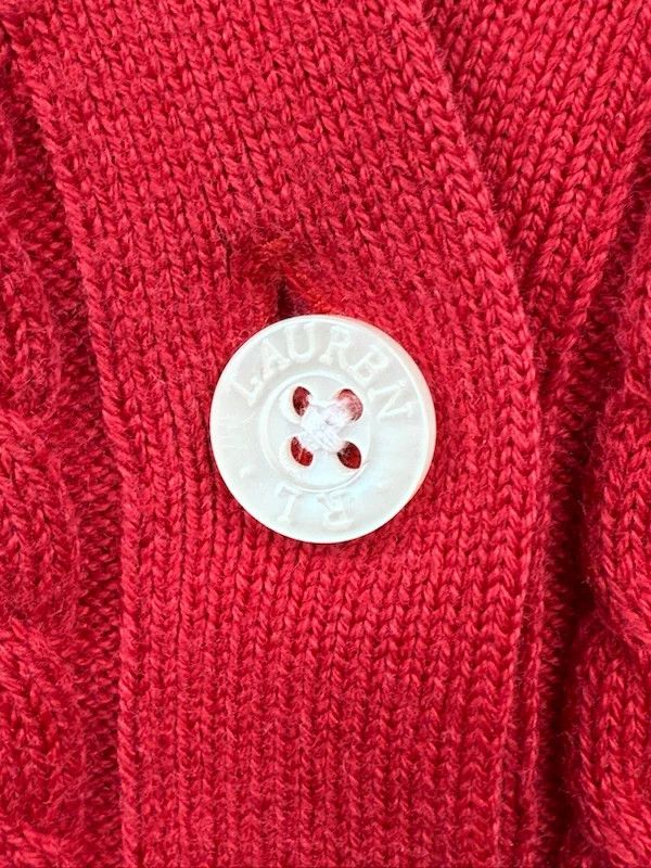 Lauren Ralph Lauren Cardigan Ralph Lauren Rosso Donna L Size L / US 10 / IT 46 - 3 Thumbnail