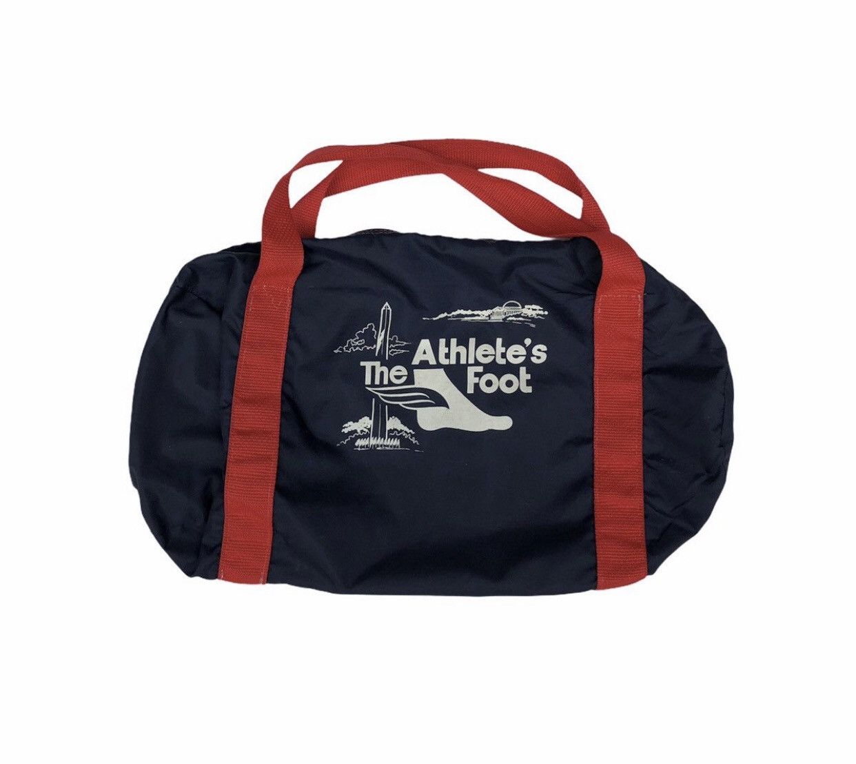 Vintage 🔥RARE🔥Nike The Athlete’s Foot Duffel Bag 70s Blue Canvas Size ONE SIZE - 9 Thumbnail