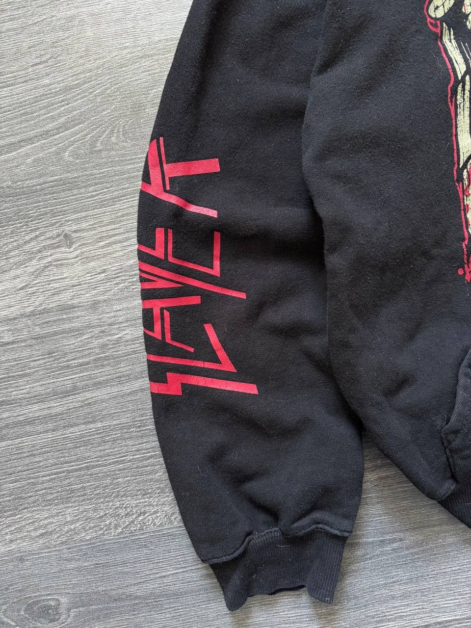 Band Tees Vintage Slayer Band Hoodie Graphic Skull Metal Pullover Size US S / EU 44-46 / 1 - 2 Thumbnail