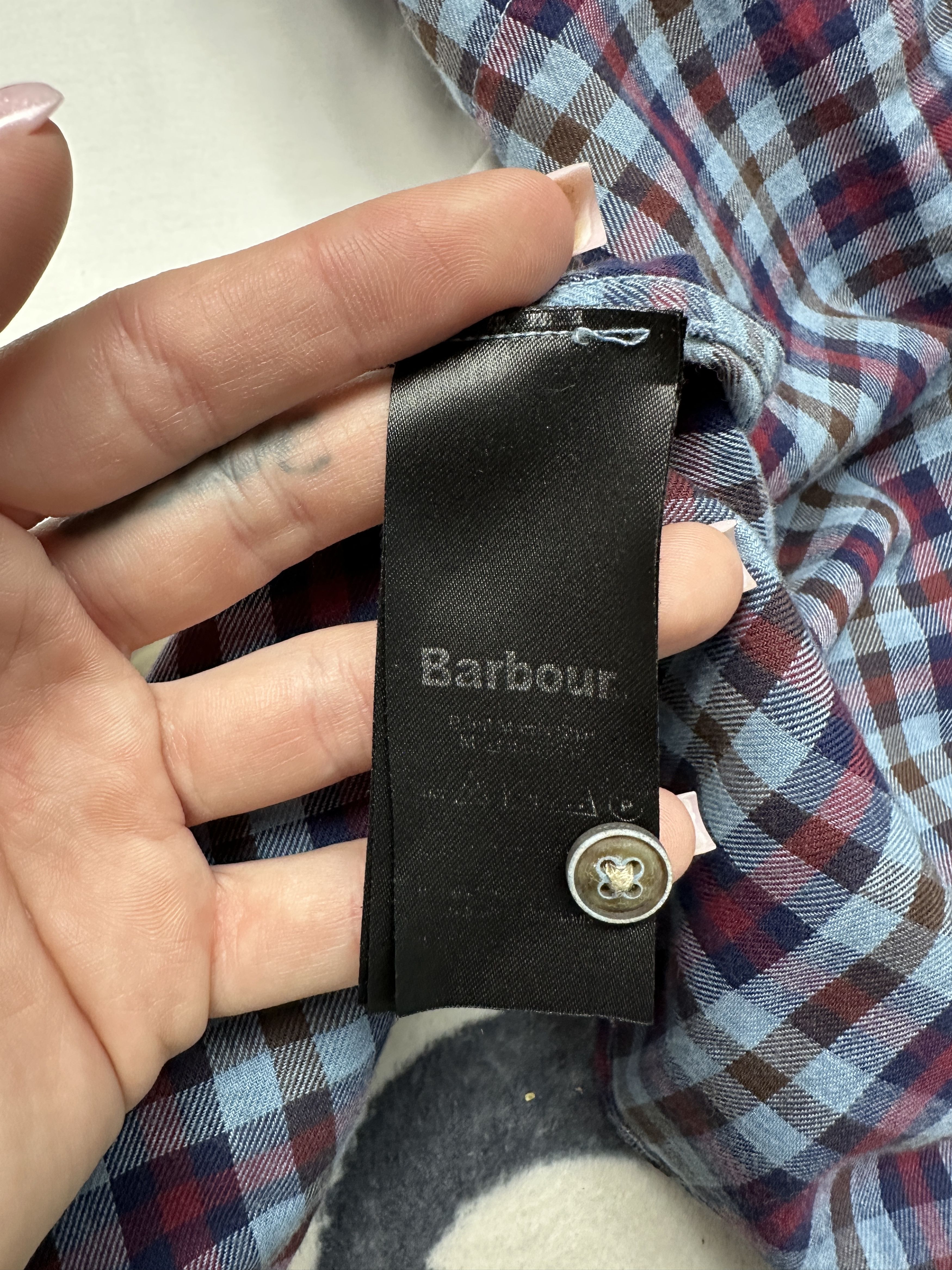 Barbour Barbour International Mens Flannel Plaid Shirt Size US S / EU 44-46 / 1 - 4 Thumbnail
