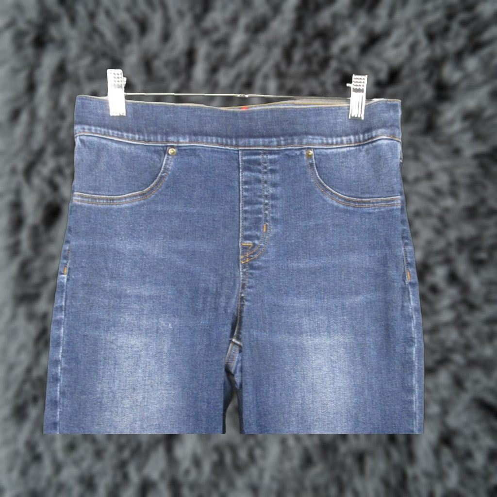 Spanx Spanx Jegging Jeans Womens Medium Blue High Rise Slim Distressed Medium Wash Size 32" / US 10 / IT 46 - 1 Thumbnail