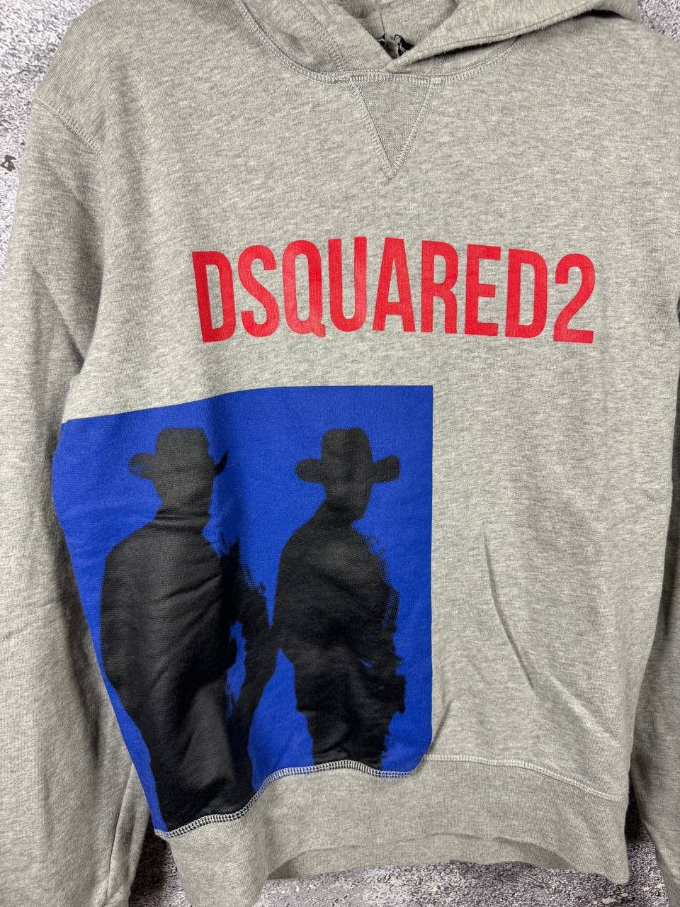 Dsquared2 × Vintage Dsquared2 Printed Logo Gray Hoodie Men's Small Size US S / EU 44-46 / 1 - 4 Thumbnail