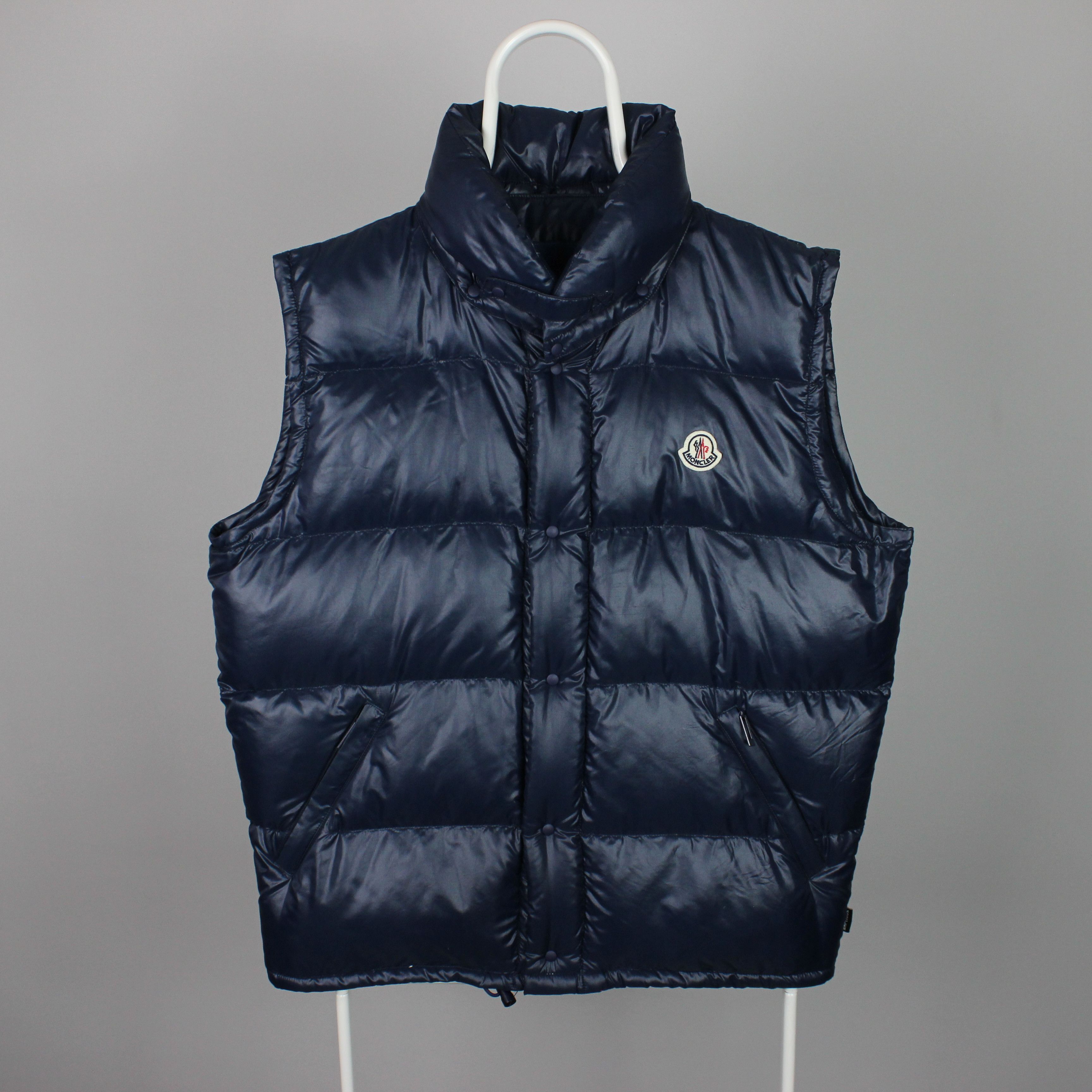Moncler moncler grenoble vest down nylon M blue mens Size US M / EU 48-50 / 2 - 2 Thumbnail