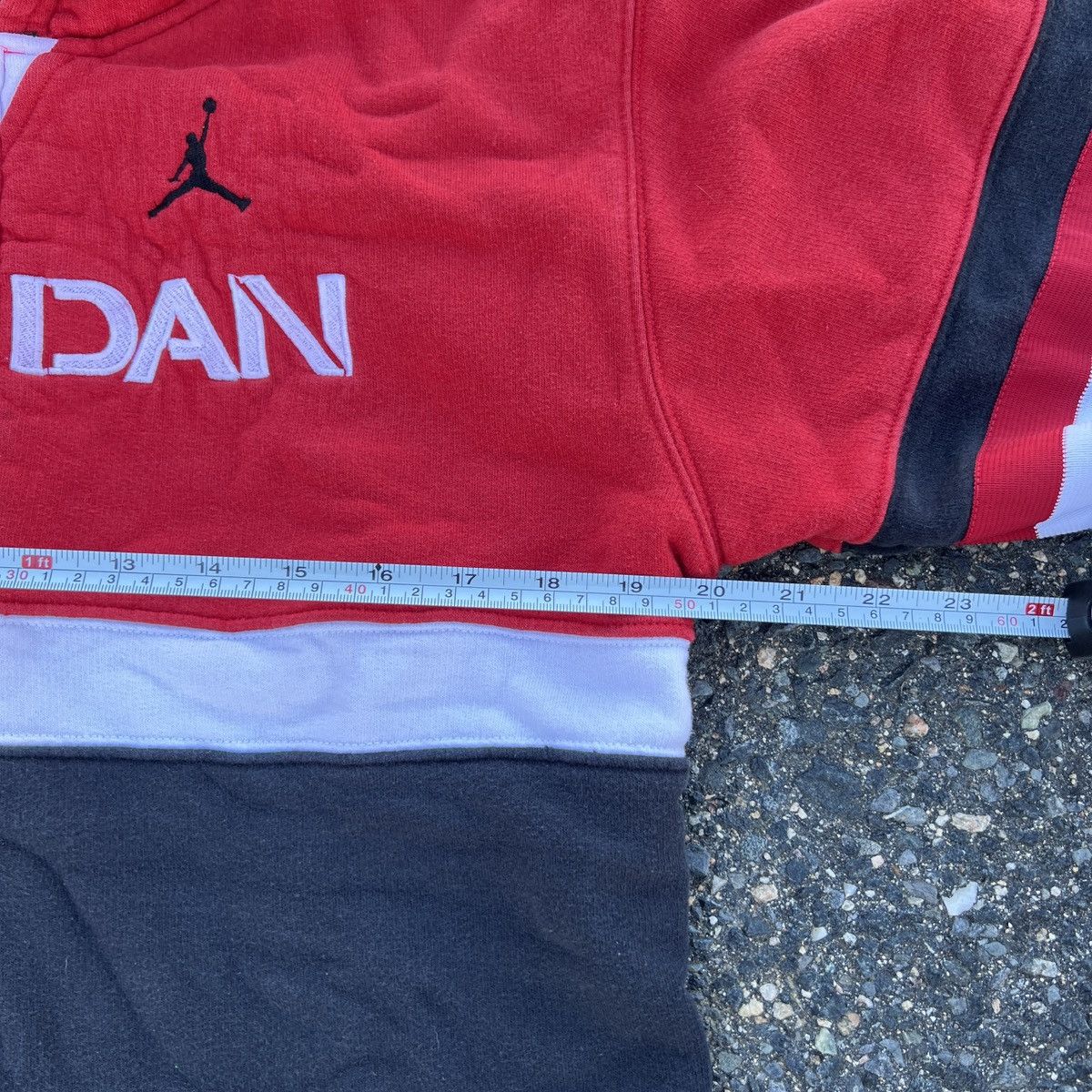 Jordan Brand Jordan Spell Out Zip Up Hoodie Sweatshirt Red Black Size US L / EU 52-54 / 3 - 8 Thumbnail
