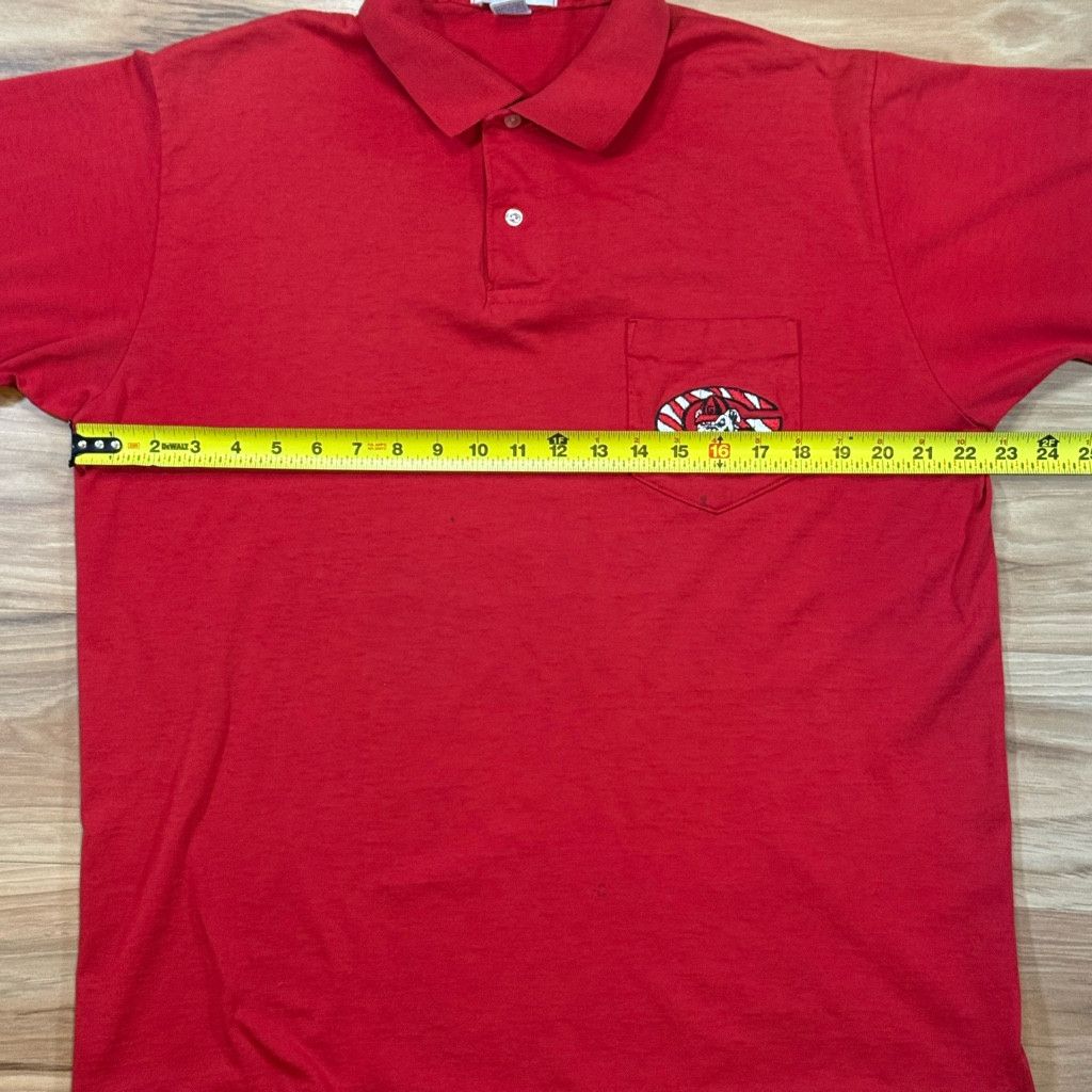 Jerzees Jerzees Men’s Polo Shirt XL Red Pocket Size US XL / EU 56 / 4 - 5 Thumbnail