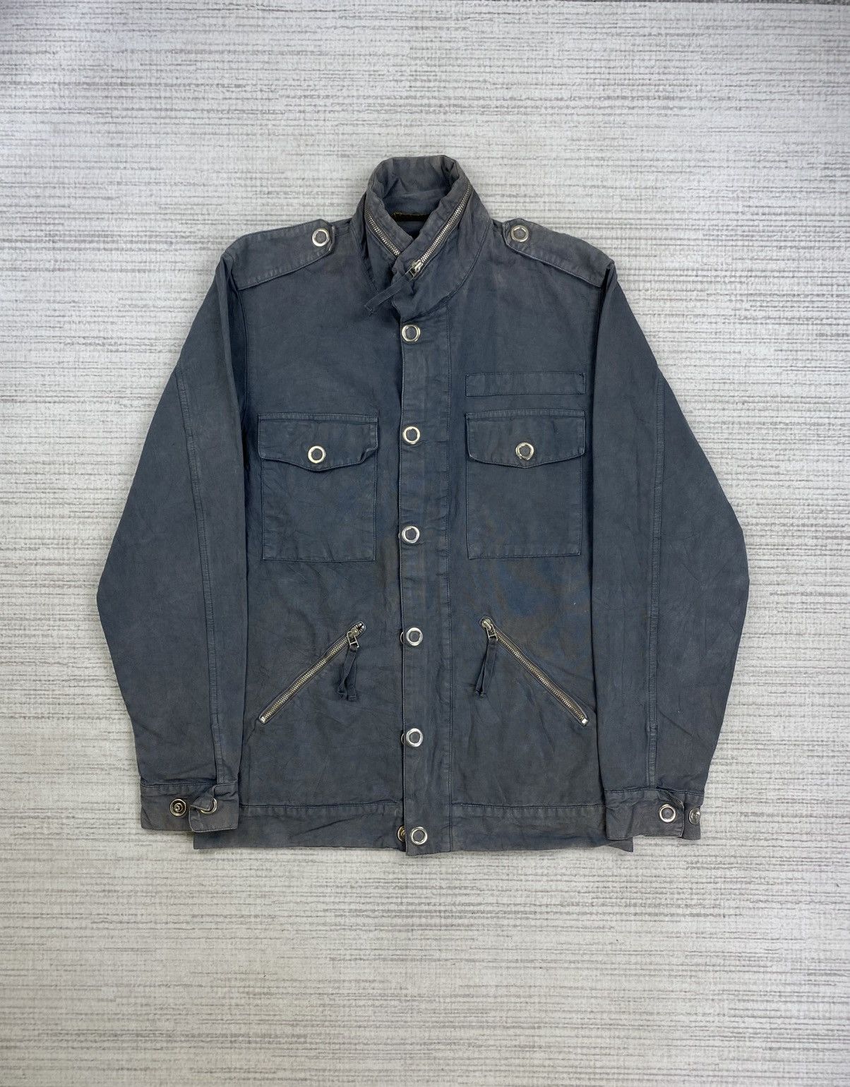 Vintage Basicbroek Belgium Multipocket Zipper Jacket