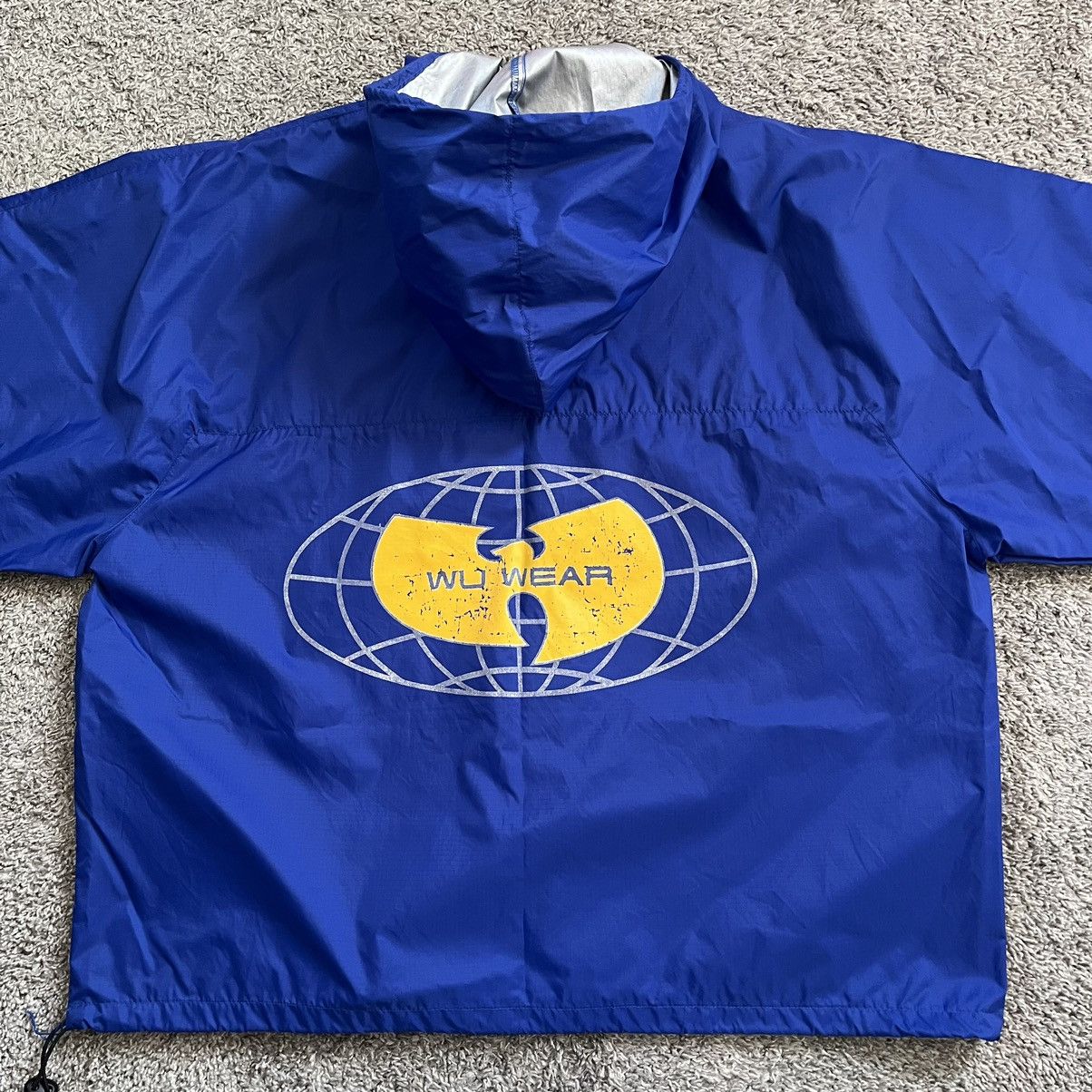 Wu-Tang Clan 🔴Wu-Wear Jacket Size XL Wu-Tang Blue Windbreaker Hoodie Rare Size US XL / EU 56 / 4 - 6 Thumbnail