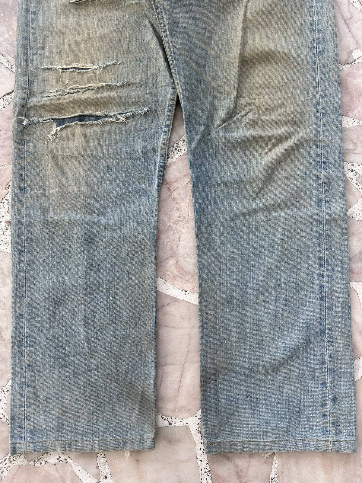 Levi's Levis 501 Vintage 90s Patchwork Denim Size US 32 / EU 48 - 3 Thumbnail
