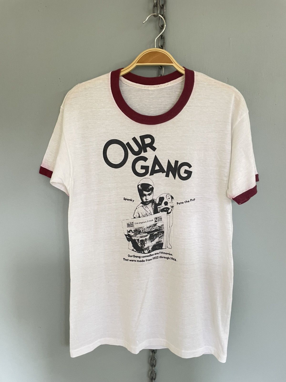 Vintage Vintage 80s Our Gang Tv Movie t shirt Size US S / EU 44-46 / 1 - 1 Thumbnail