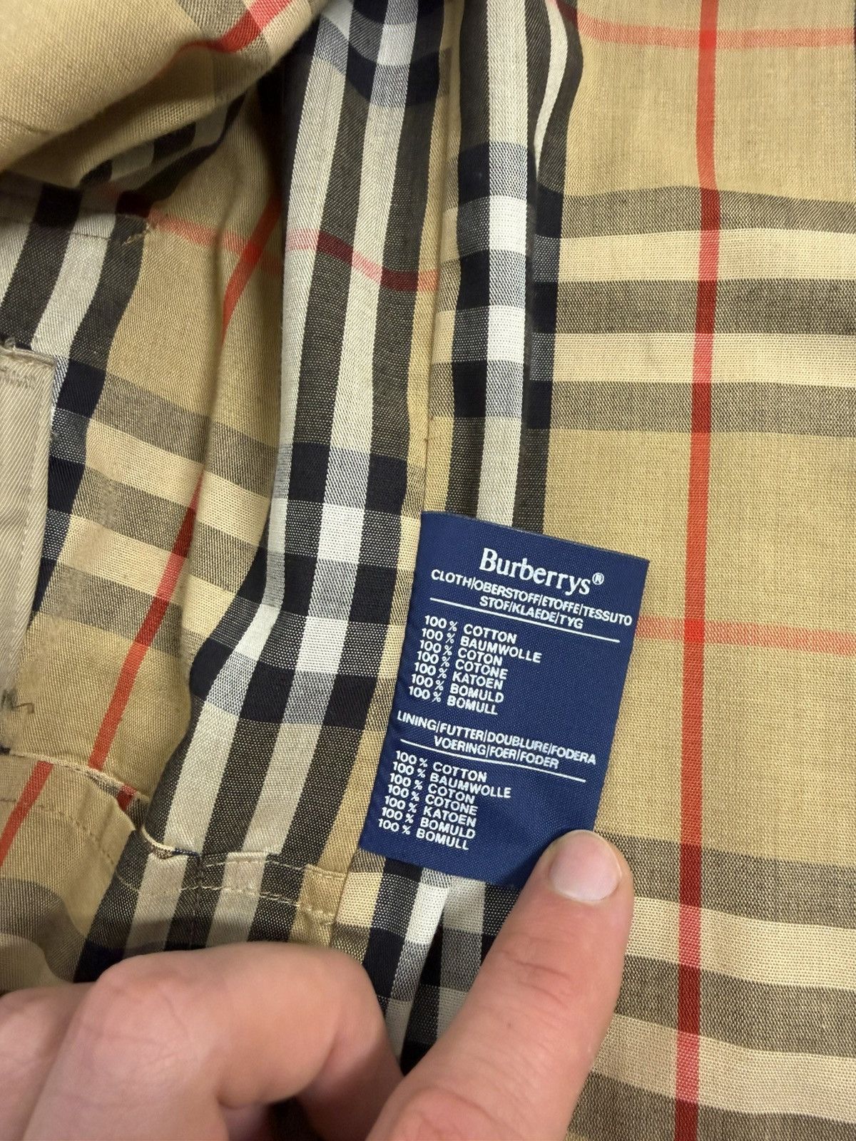 Burberry Vintage Burberrys Nova Check Trench Coat Size US M / EU 48-50 / 2 - 15 Thumbnail