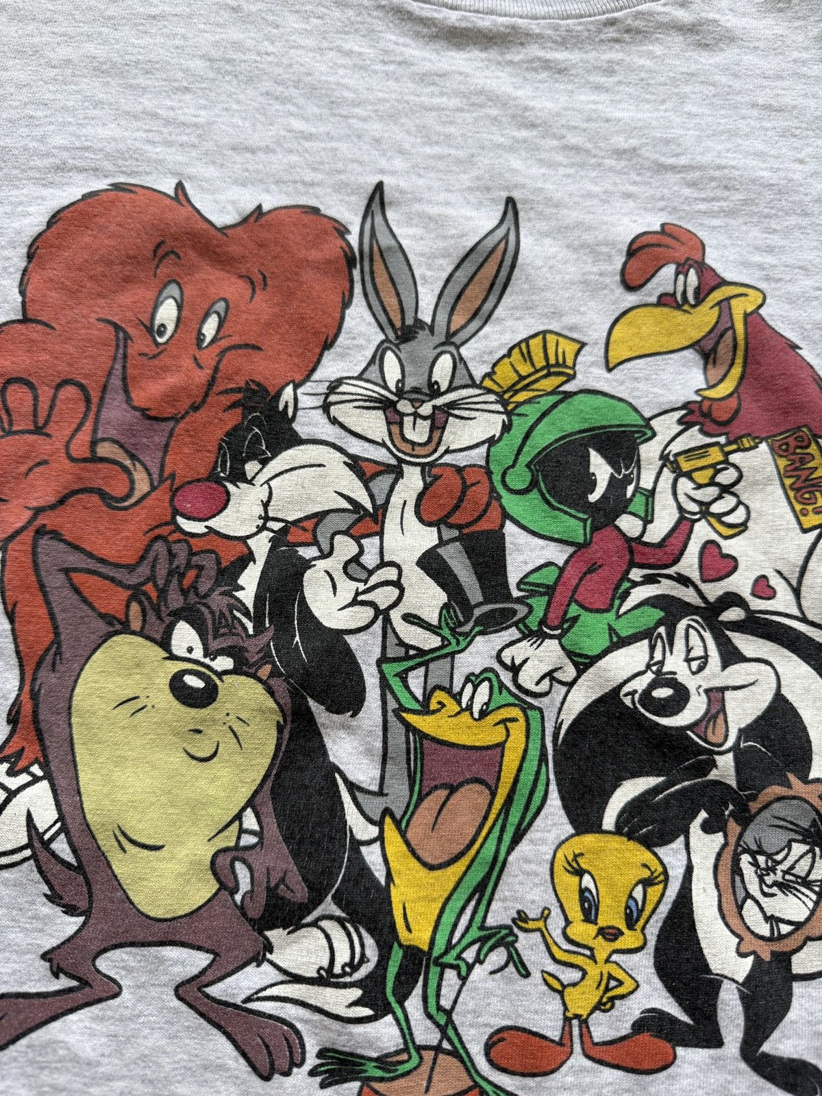Vintage Vintage 90s Looney Tunes Characters Graphic Tee Size US XL / EU 56 / 4 - 3 Thumbnail