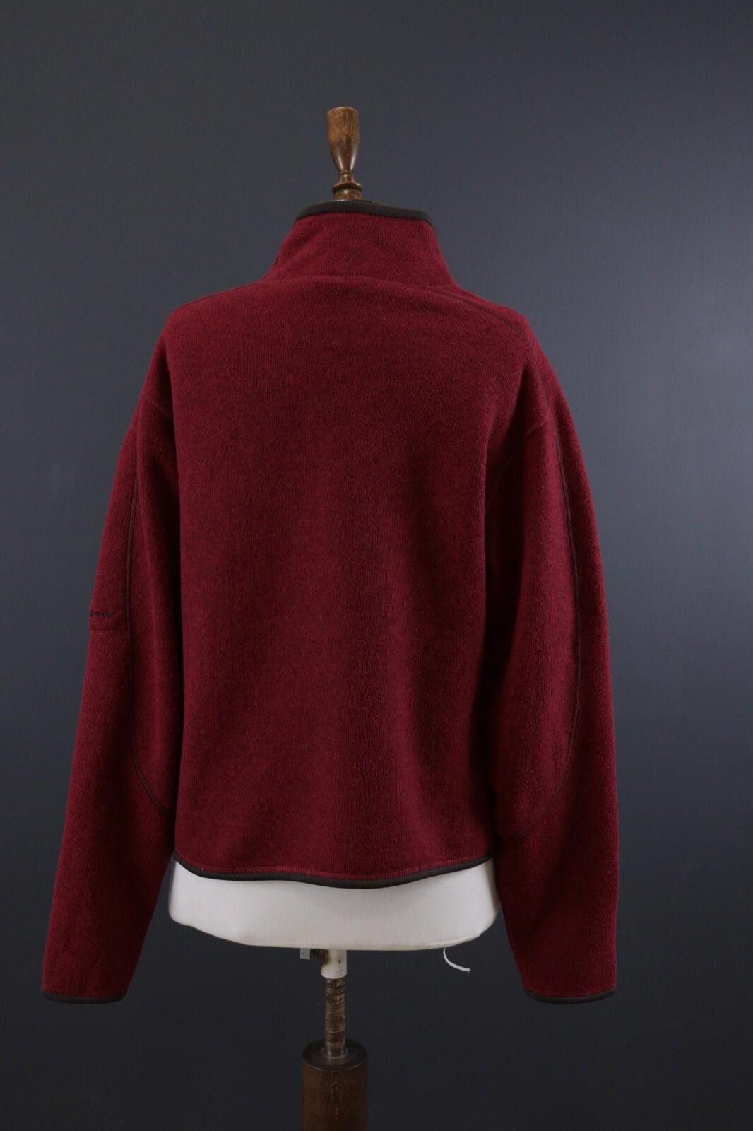 Patagonia Patagonia Red Mock Neck Full Zip Hiking Fleece Jacket Size L Size L / US 10 / IT 46 - 7 Thumbnail
