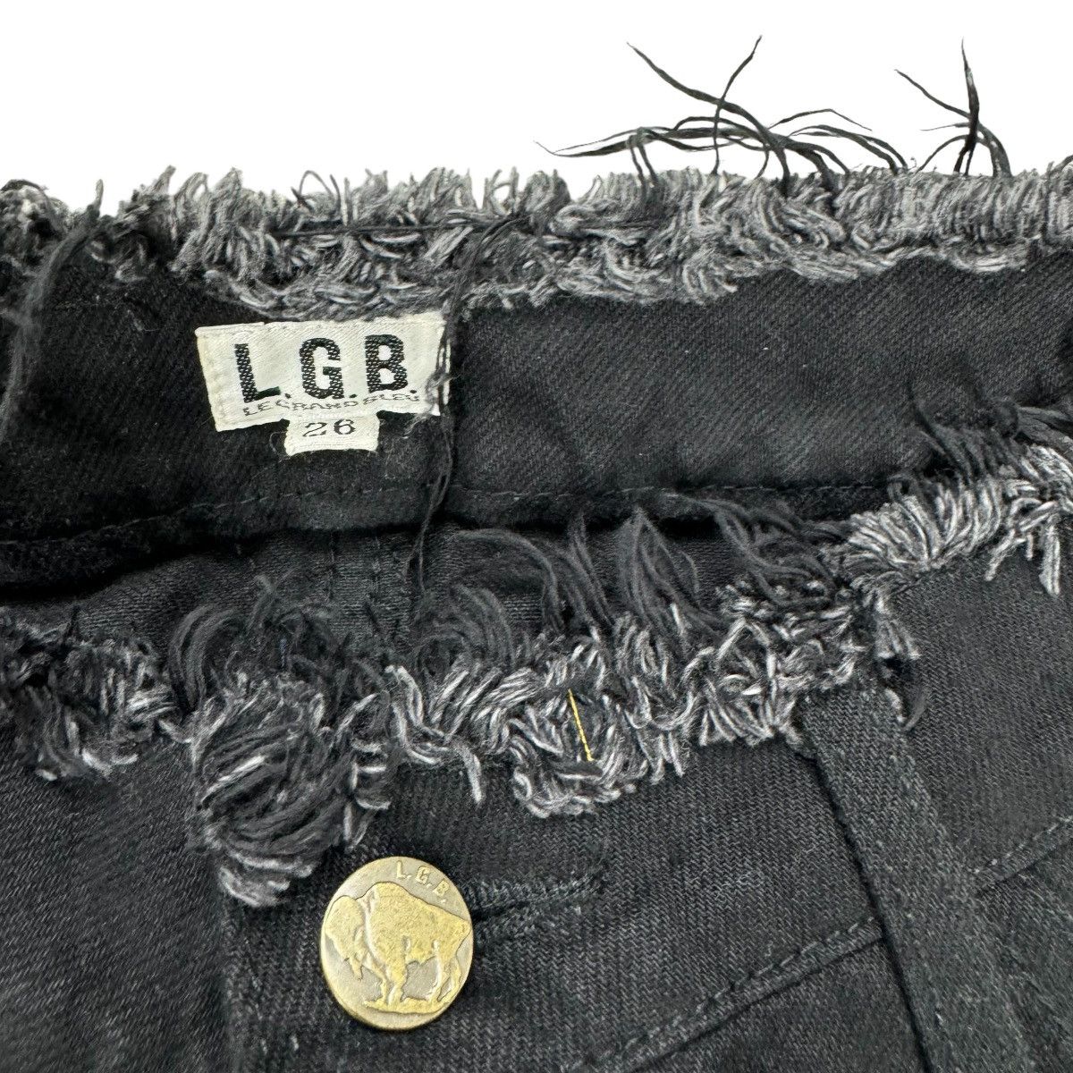 Le Grande Bleu (L.G.B.) 🌟L.G.B MANIACS FLARE CUSTOM SKELETON PANTS Size US 30 / EU 46 - 12 Thumbnail