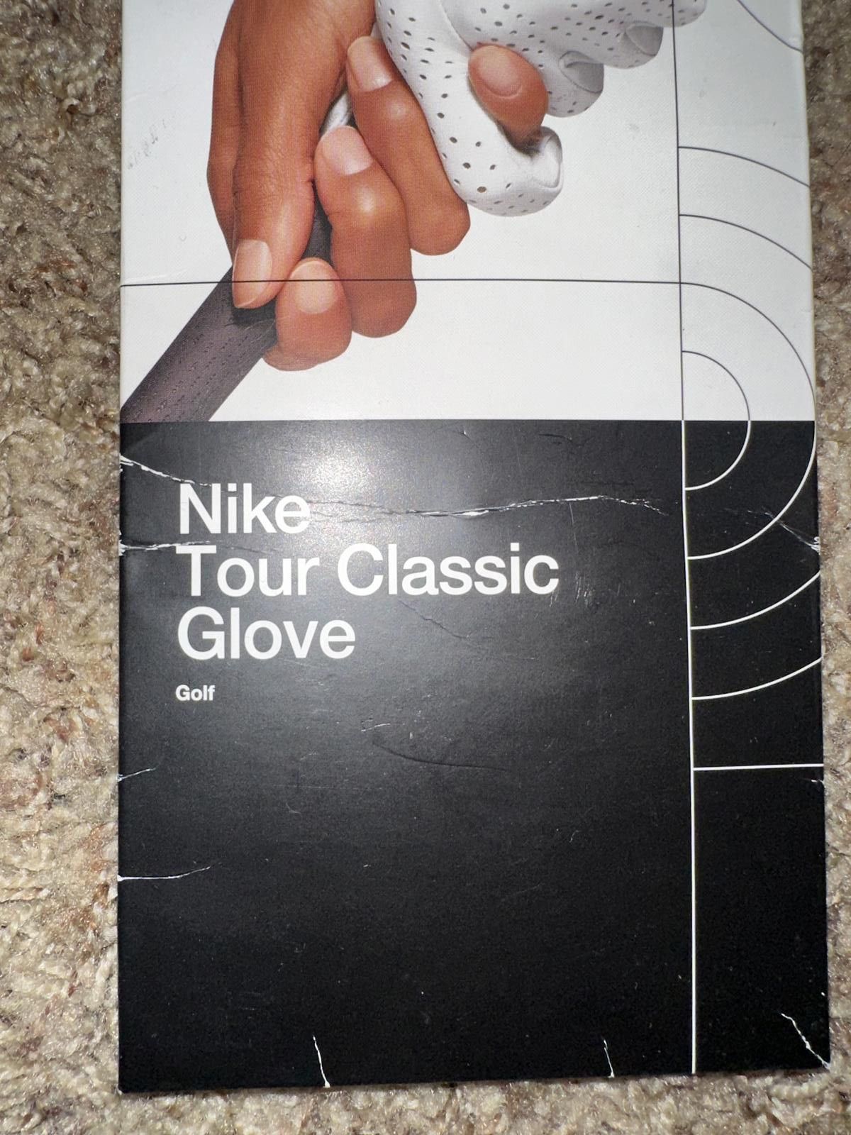Nike Nike Tour Classic IV Golf Glove for Mens Right Hand White Size ONE SIZE - 3 Thumbnail