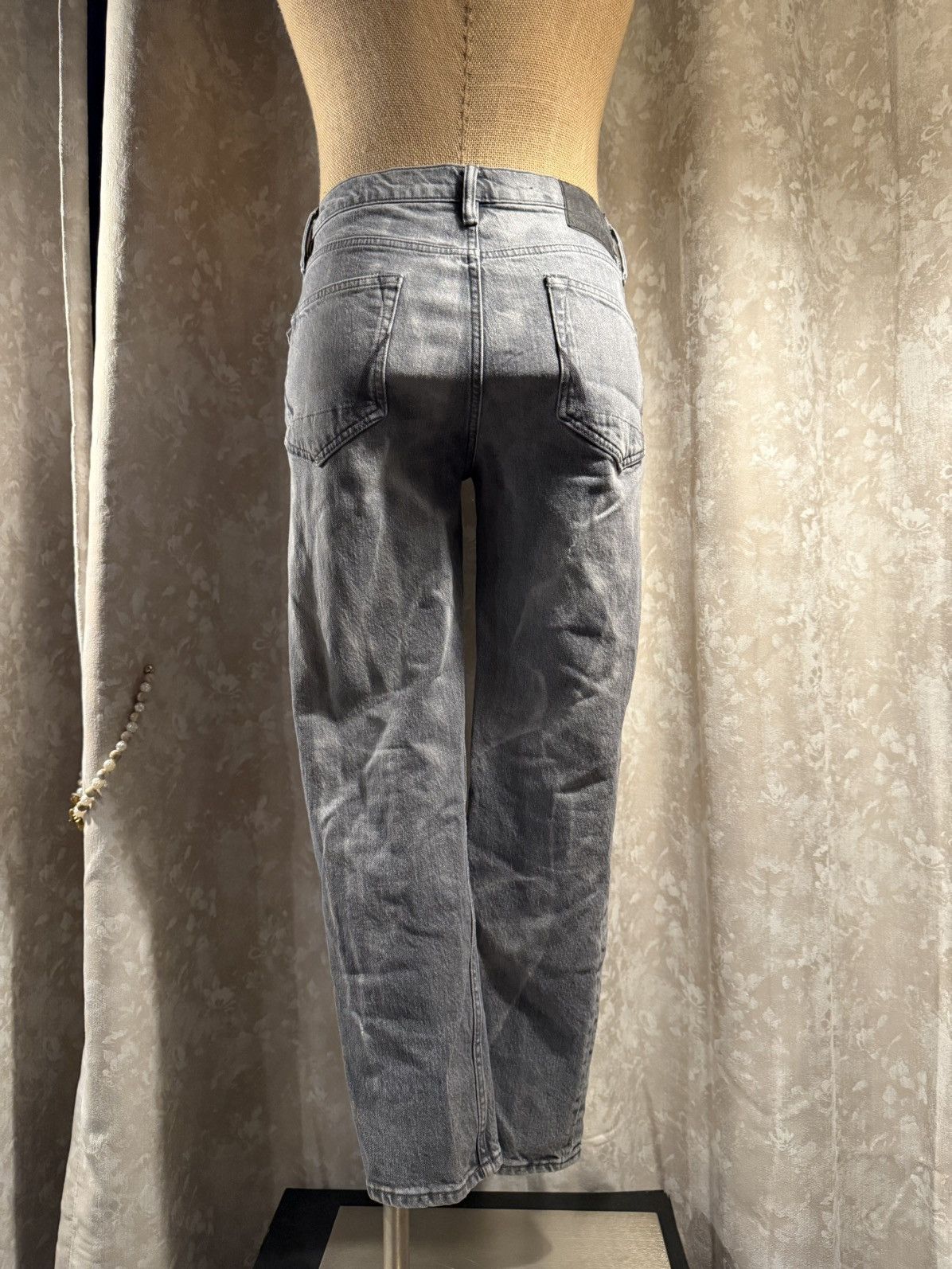 Allsaints AllSaints Dean Jeans - W30 | Faded Grey Straight Leg Denim Size US 30 / EU 46 - 5 Thumbnail