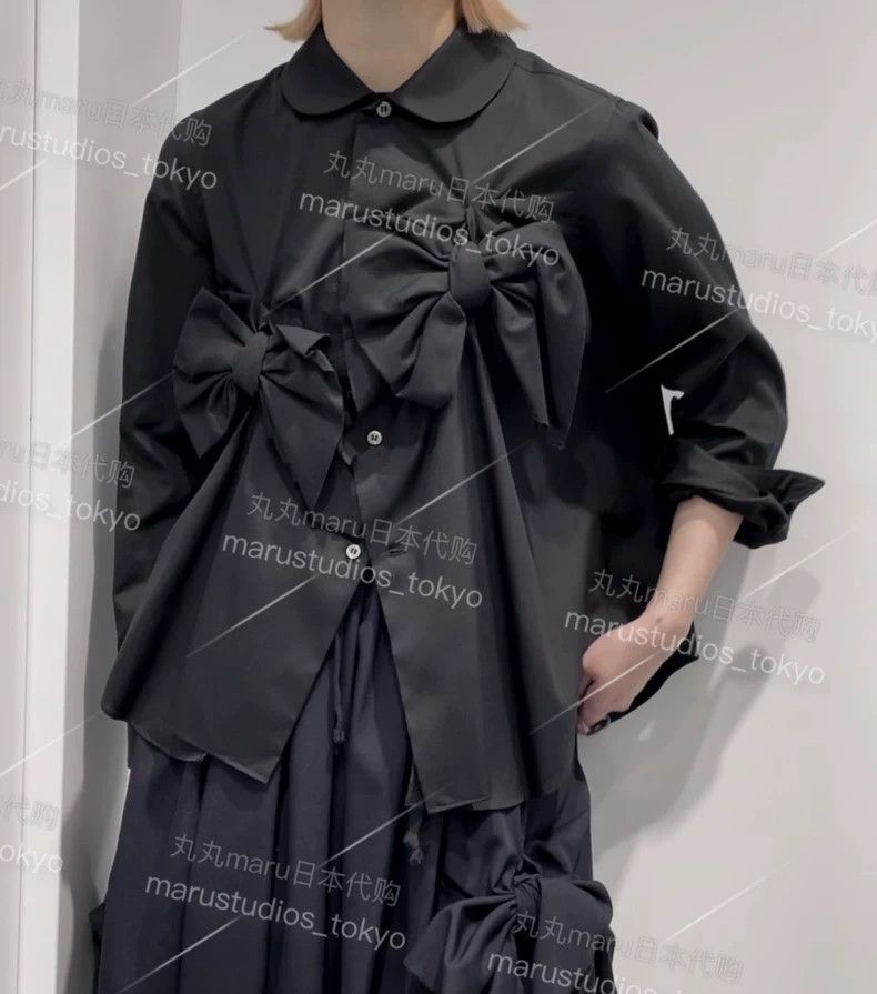 Comme des Garcons Comme Des Garcons Double Bow Shirt Size XS / US 0-2 / IT 36-38 - 4 Thumbnail