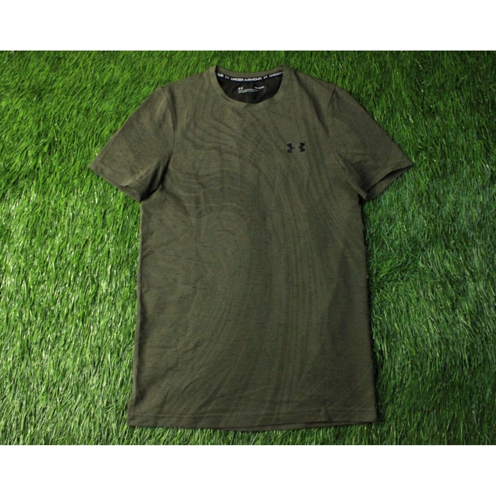 Under Armour Under Armour Shirt Men Training Jersey Tee S Olive Classic Fit Short Sleeve Crew Neck 72cm 44cm Size US S / EU 44-46 / 1 - 2 Thumbnail