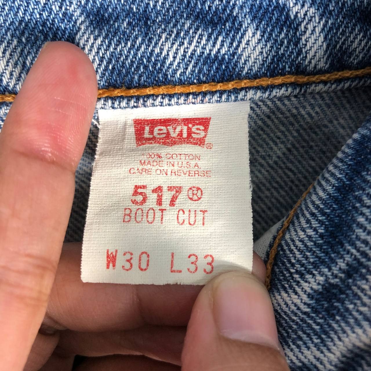 Jean × Levi's × Vintage Vintage Levi's 517 Boot Cut Denim Jeans Size US 30 / EU 46 - 11 Thumbnail