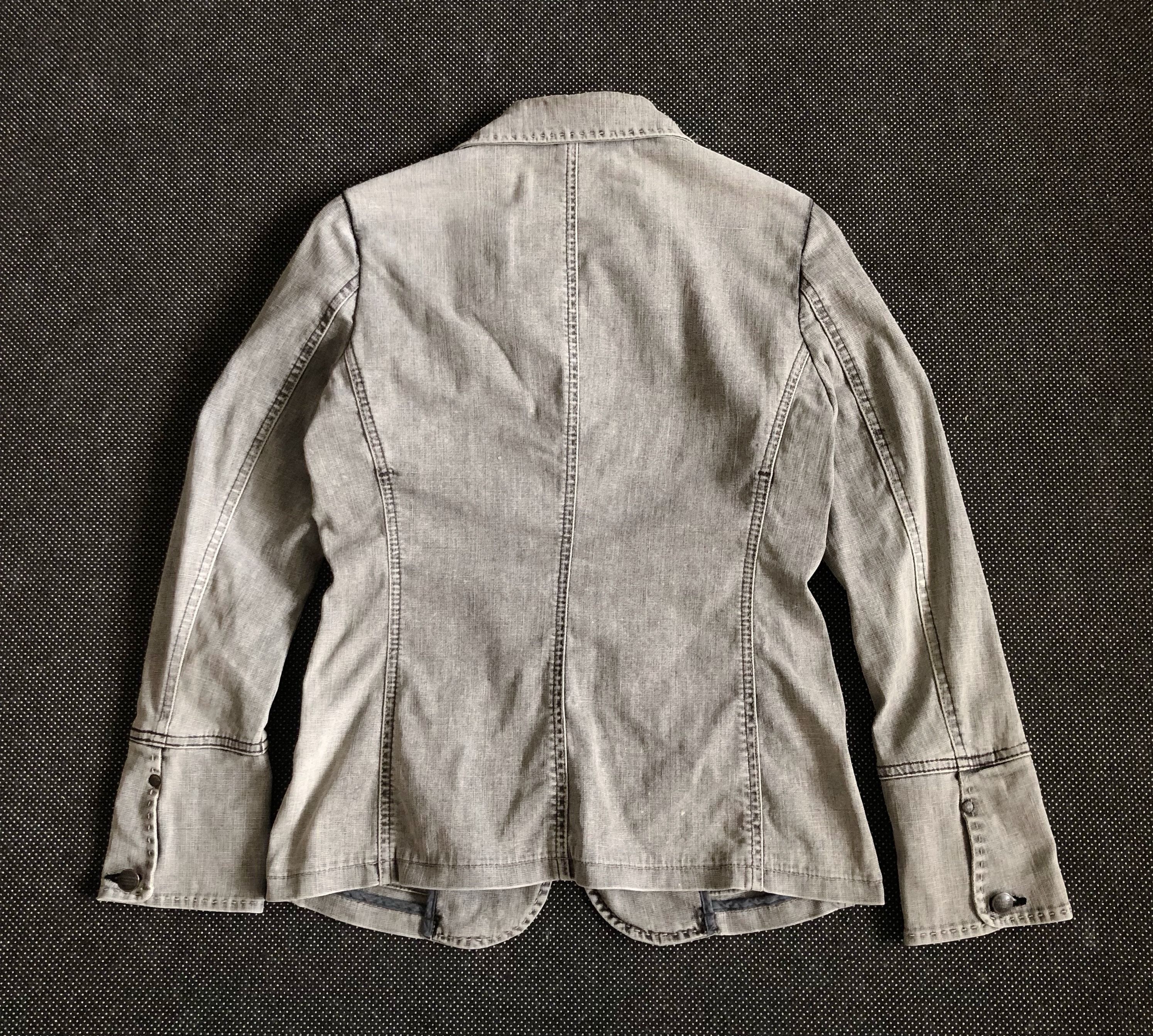 Marithe + Francois Girbaud × Vintage RARE🔥VINTAGE M.F. GIRBAUD DENIM JACKET Size XS / US 0-2 / IT 36-38 - 3 Thumbnail