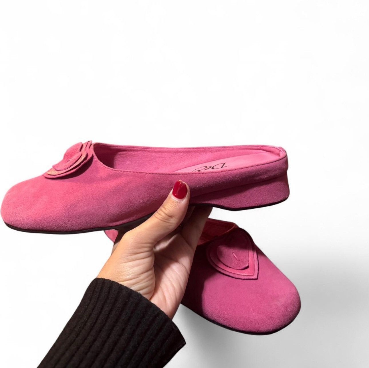 Other dexflex slide flats size 8 pink heart leather womens shoes Size US 8 / IT 38 - 2 Thumbnail