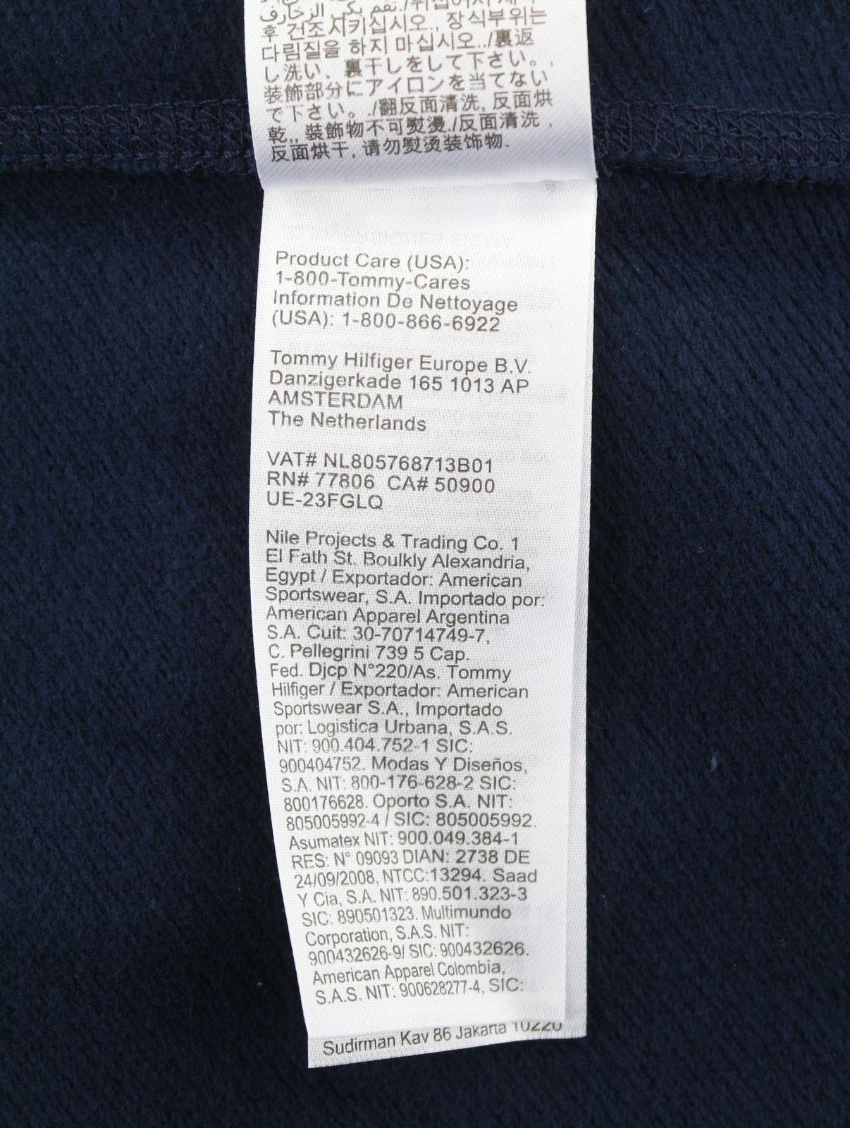 Tommy Hilfiger RLX NEW CLSC XL Dark Blue Hoodie 87409 Size US XL / EU 56 / 4 - 9 Thumbnail