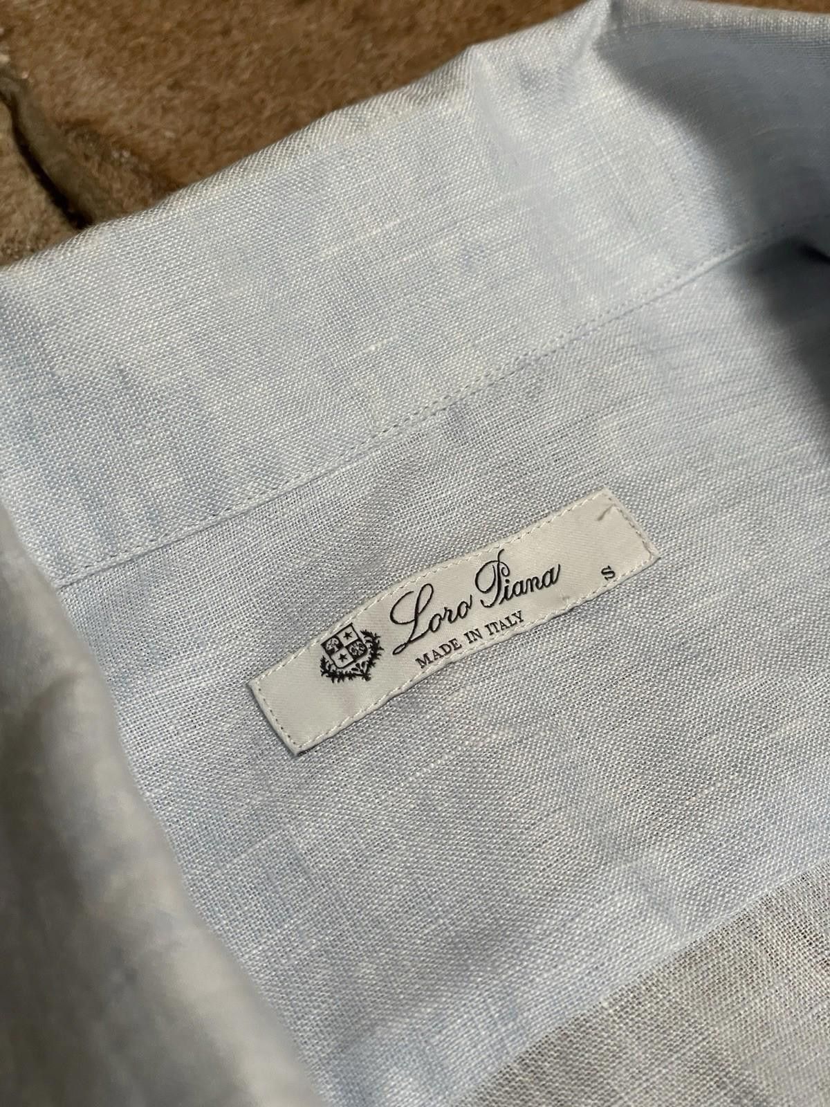 Loro Piana Loro Piana Men's Linen Shirt Size US S / EU 44-46 / 1 - 2 Thumbnail