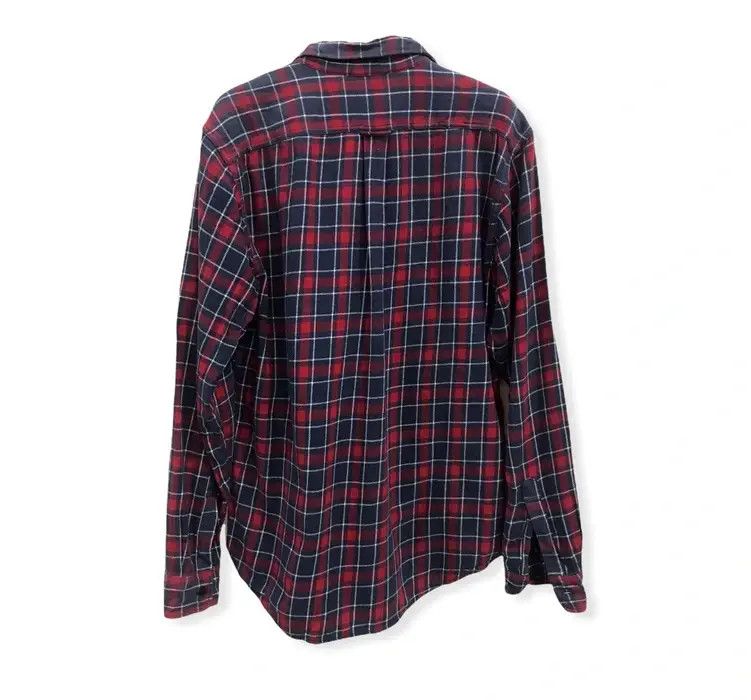 Japanese Brand Japanese Brand Back Number Flannel Shirt | Grailed