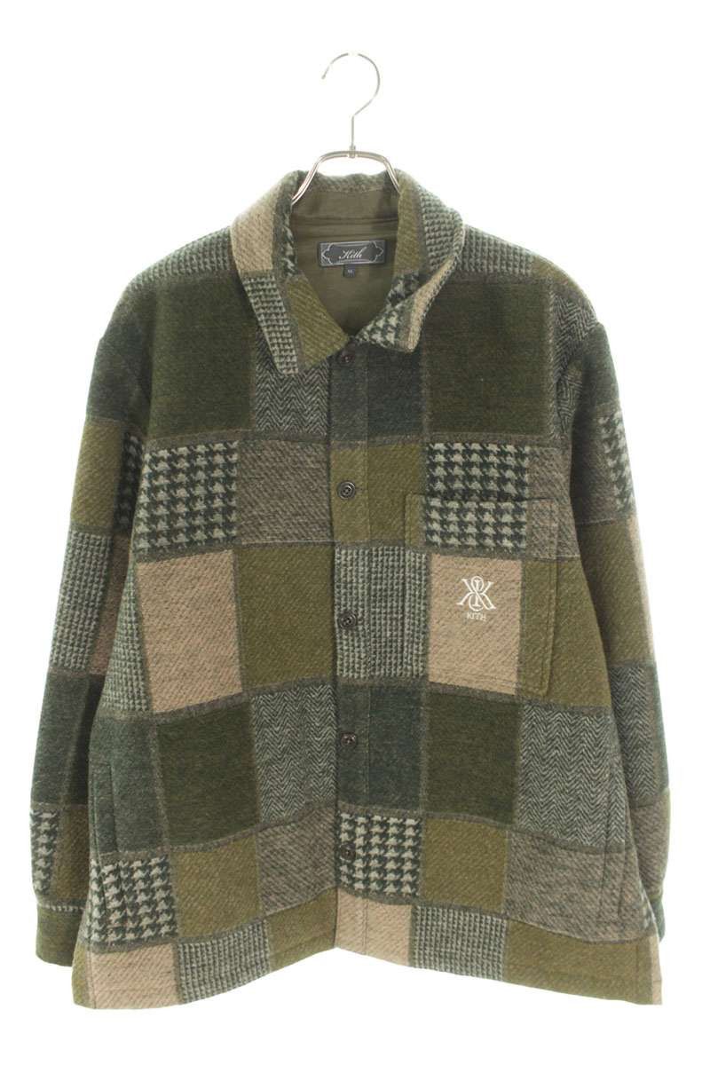 Kith Kith Patchwork Wool Coaches Jacket | Grailed