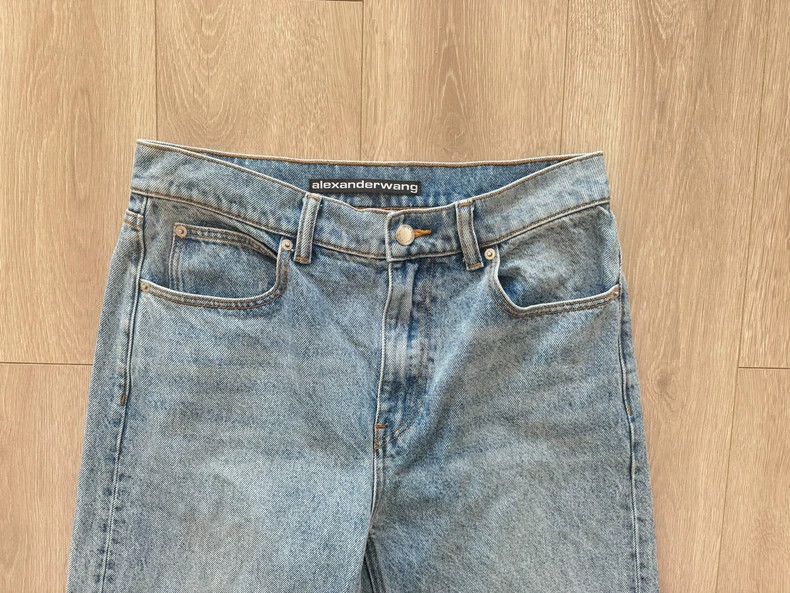 Alexander Wang Alexander Wang Classic Mid-Rise Straight Jeans- Size 28" / US 6 / IT 42 - 2 Thumbnail