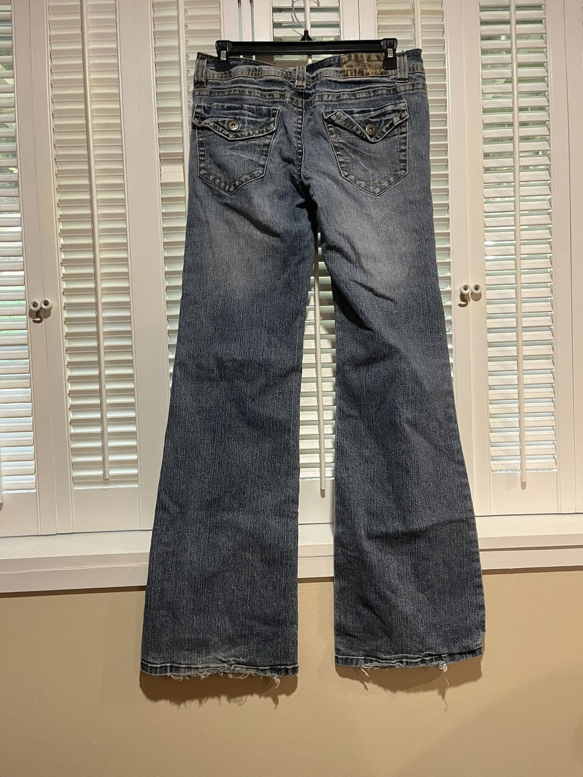Vintage Y2K BONGO Bellbottom Club Jeans / 11 Size 32" / US 10 / IT 46 - 4 Thumbnail