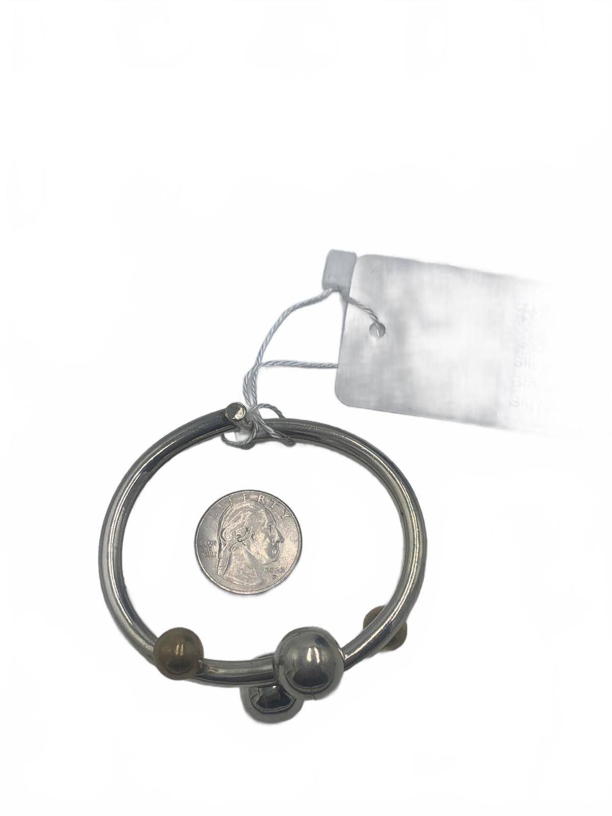 Other Taxco 925 Mexico Sterling Silver 27g Hinged Clamp Bracelet Size ONE SIZE - 4 Thumbnail