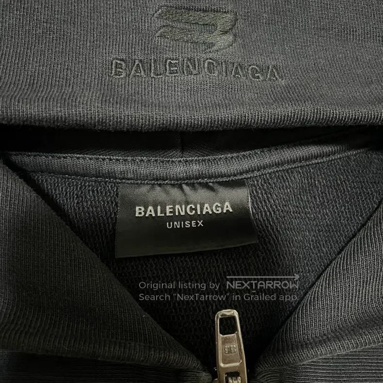 Balenciaga Balenciaga Double hook logo hoodie Size US M / EU 48-50 / 2 - 3 Thumbnail
