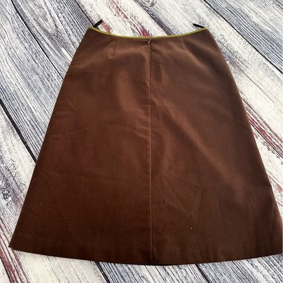 Vintage Vintage Y2K Field Gear Embroidered Boho Midi Skirt Size 32" / US 10 / IT 46 - 4 Thumbnail
