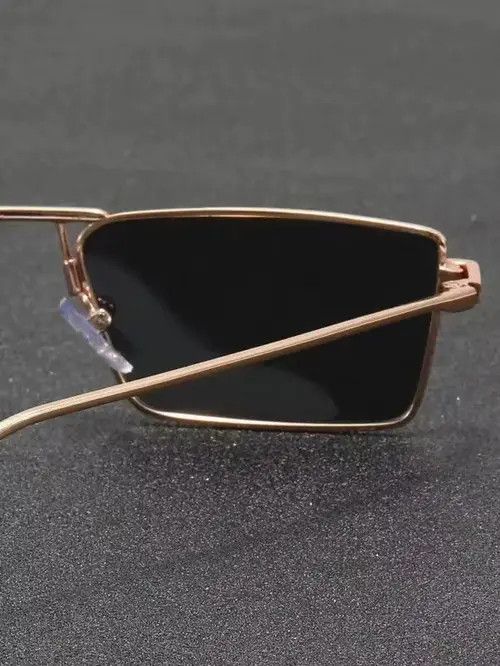 VIBE Y2K Retro Punk Kurt Cobain Style Sunglasses Vintage Brown Size ONE SIZE - 3 Thumbnail