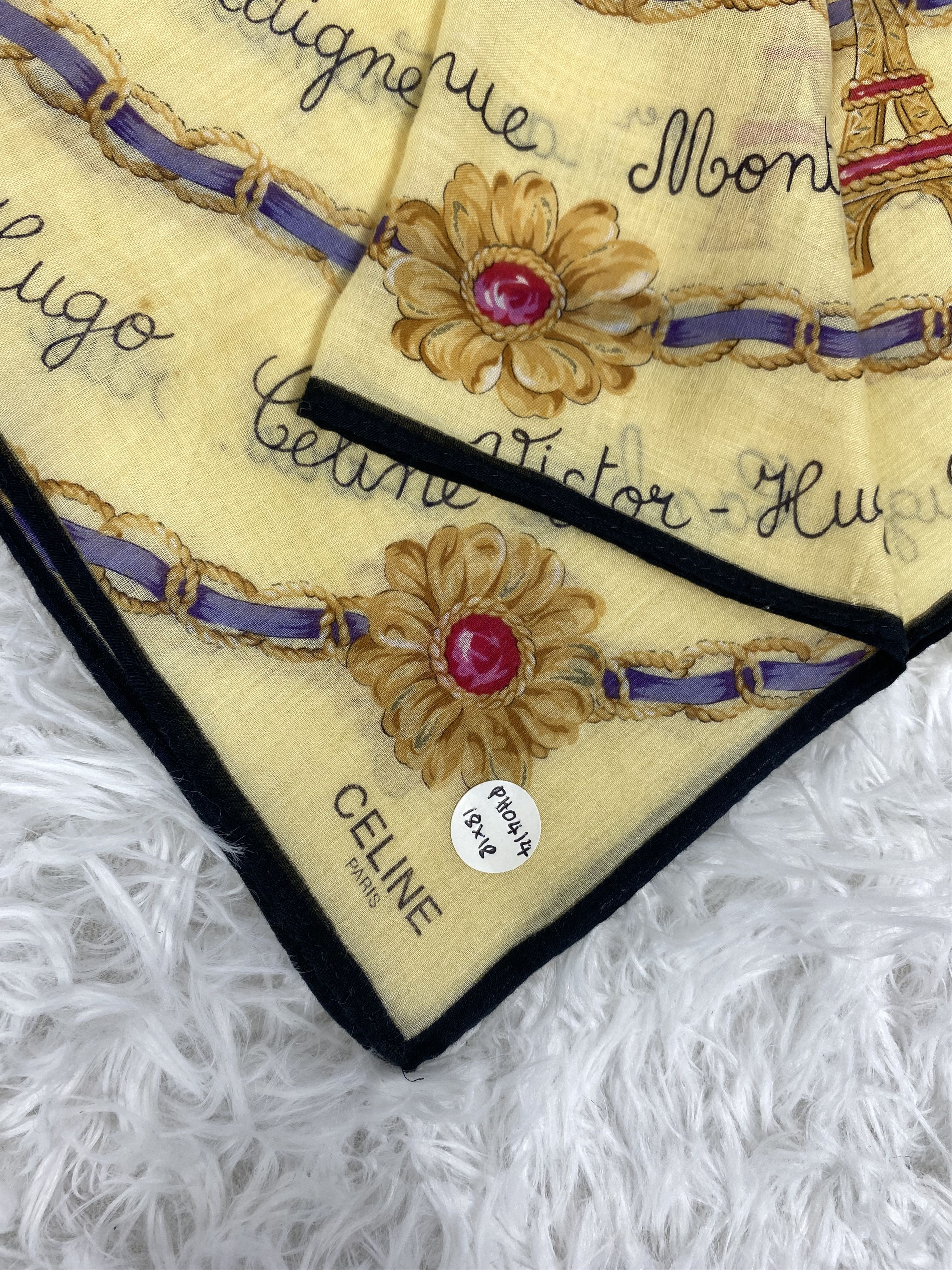 Celine Vintage Celine Handkerchief Neckerchief PH0414 Size ONE SIZE - 2 Thumbnail
