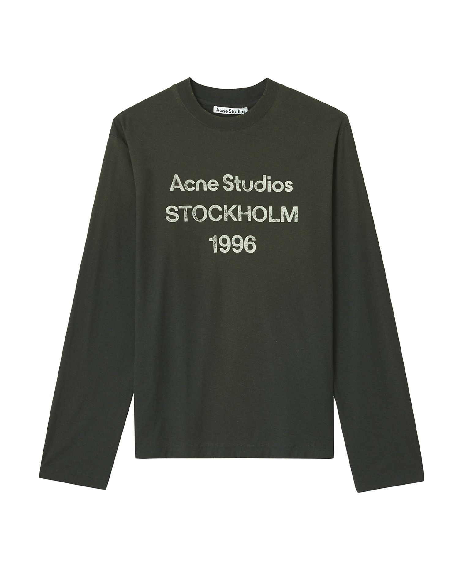Acne Studios Acne Studios Letter Printed Long Sleeve T-Shirt Size XL / US 12-14 / IT 48-50 - 1 Thumbnail