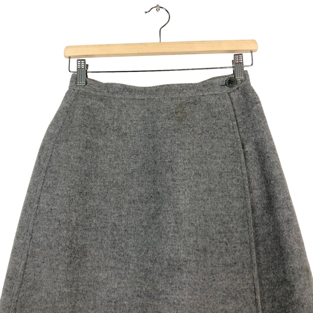 Burberry 🌺Vintage Wool Skirt Burberrys Nova Check Size 24" / US 00 / IT 34 - 4 Thumbnail