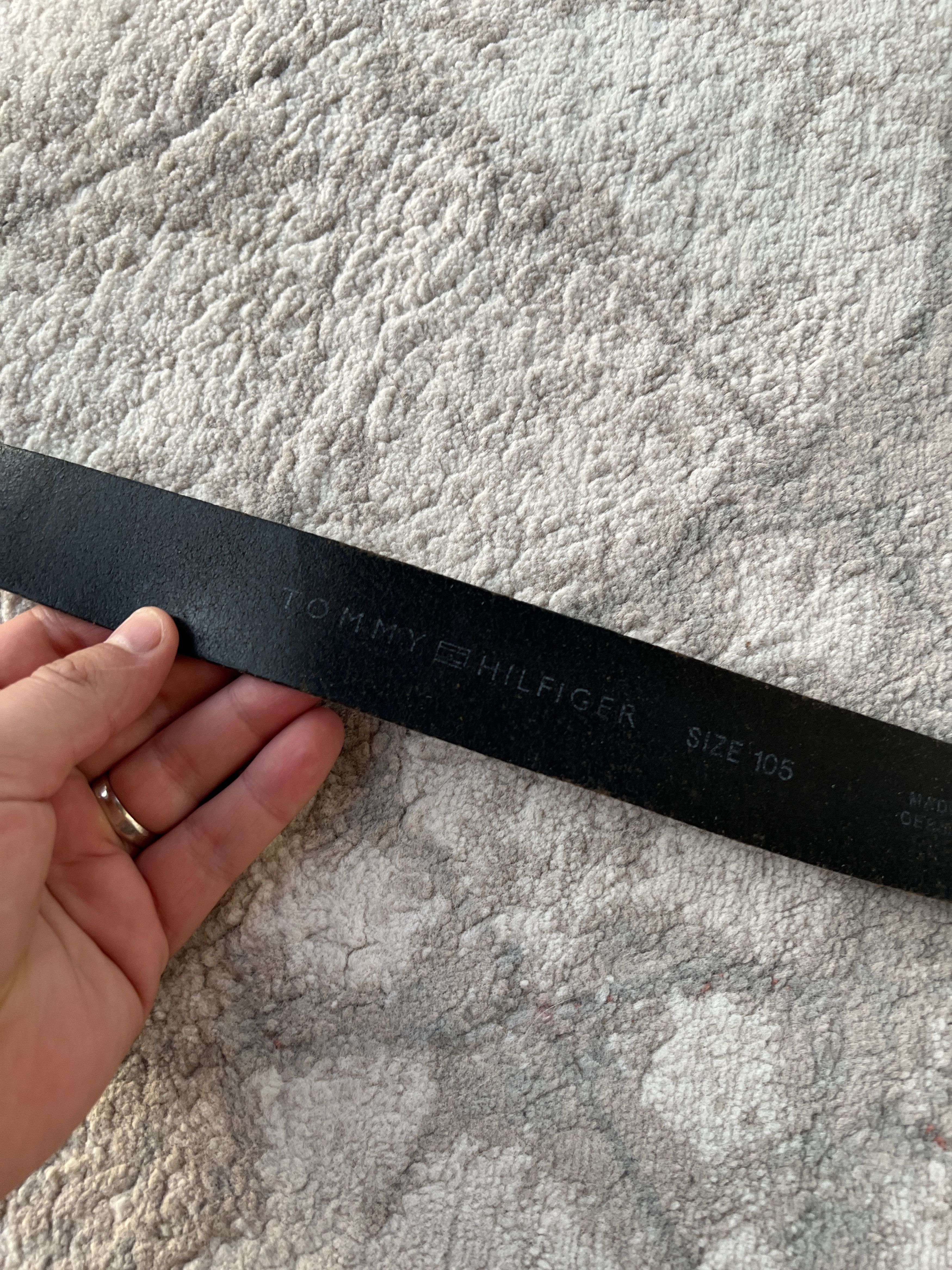 Tommy Hilfiger Tommy Hilfiger Leather Belt Size ONE SIZE - 3 Thumbnail