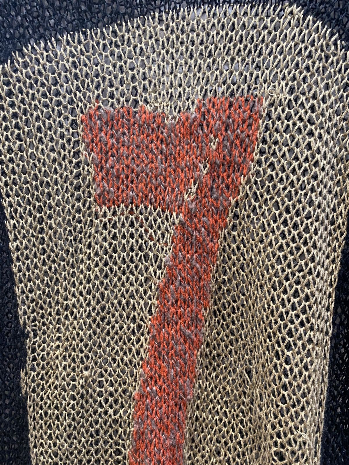 Dries Van Noten Dries Van Noten - Archive, Open Gauge, Distressed Knit Size US L / EU 52-54 / 3 - 2 Thumbnail