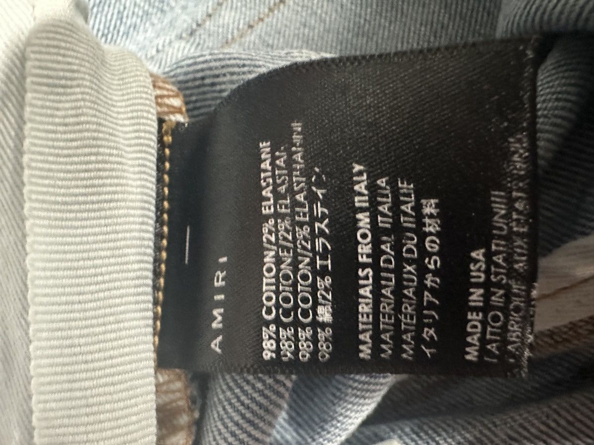 Amiri AMIRI MILITARY PATCH DISTRESSED JEAN Size US 34 / EU 50 - 8 Thumbnail