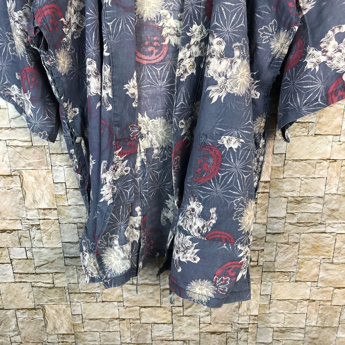Japanese Brand Japan vintage fullprint Blue Kimono #A512 Size US M / EU 48-50 / 2 - 7 Thumbnail