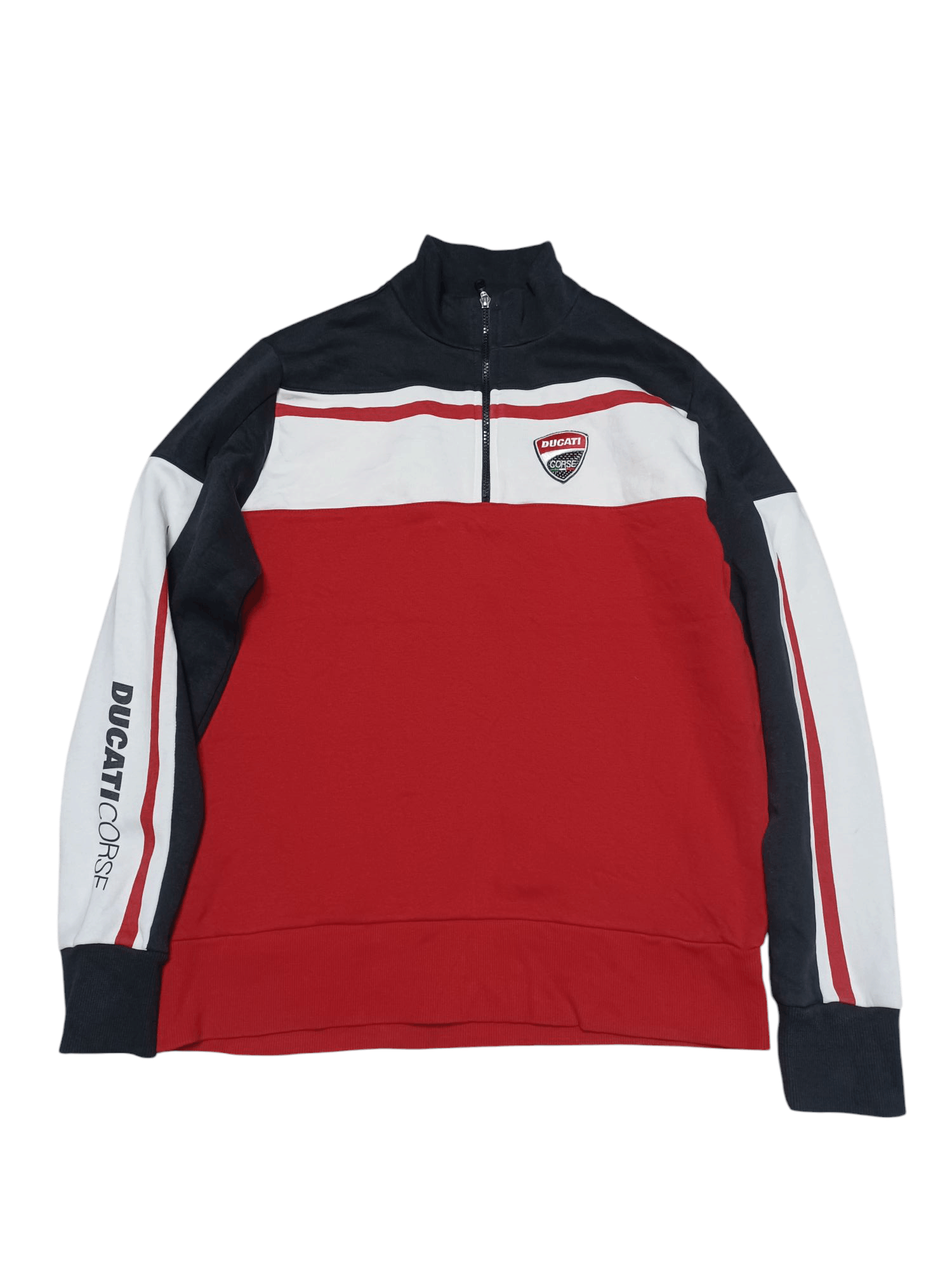 Ducati DUCATI CORSE RACING MADE IN GREECE 1/4 SWEATSHIRT BIGLOGO Size US L / EU 52-54 / 3 - 1 Thumbnail