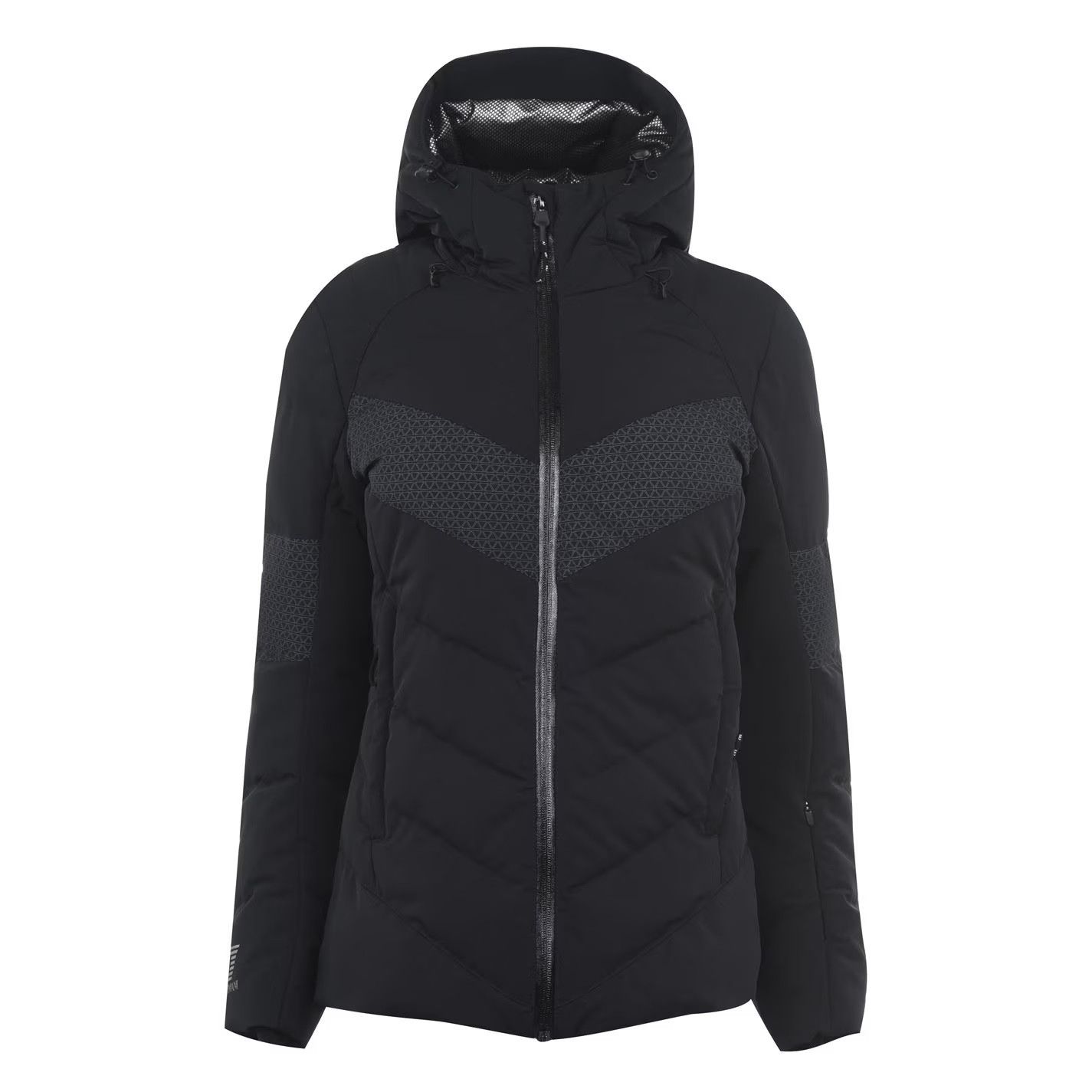 Emporio Armani Emporio Armani EA7 Ski Jacket Black Women's Size L Down Size L / US 10 / IT 46 - 1 Thumbnail